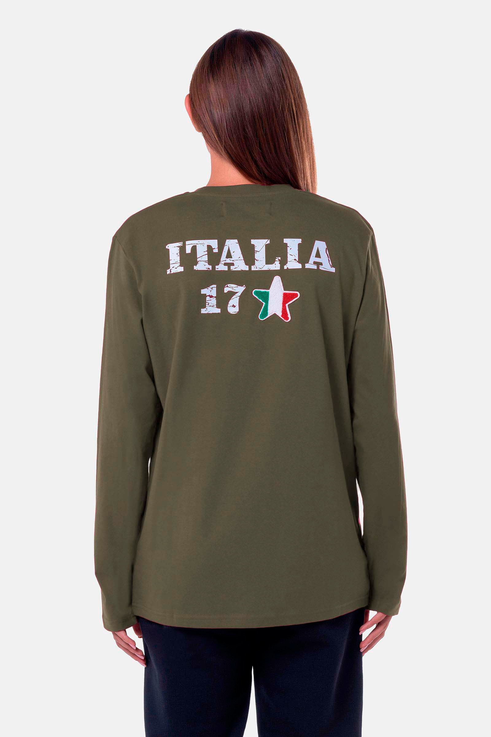 ITALIA 17 T-SHIRT - GREEN - Hydrogen - Luxury Sportwear