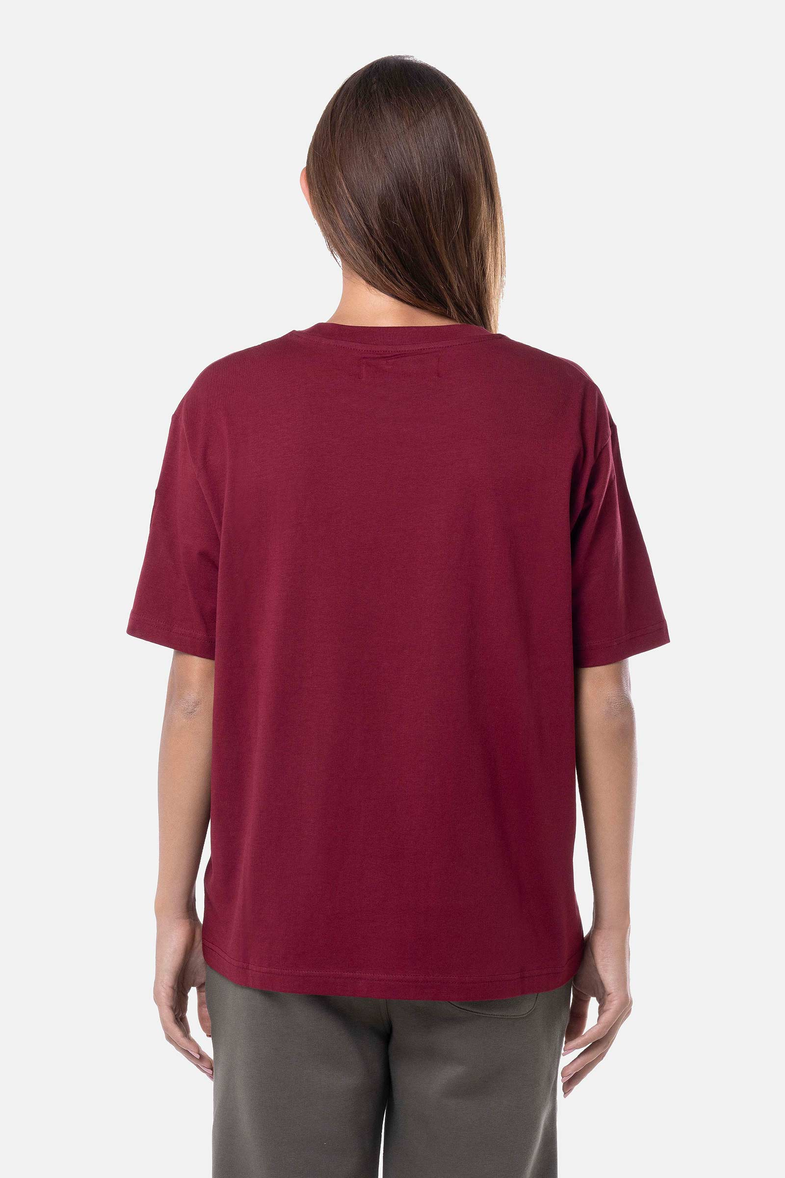 SHIELD T-SHIRT - BORDEAUX - Hydrogen - Luxury Sportwear