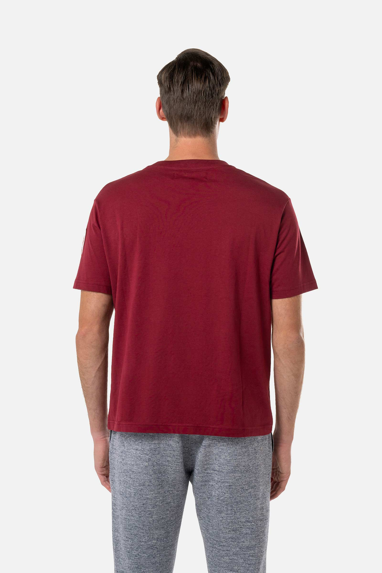 SHIELD T-SHIRT - BORDEAUX - Hydrogen - Luxury Sportwear