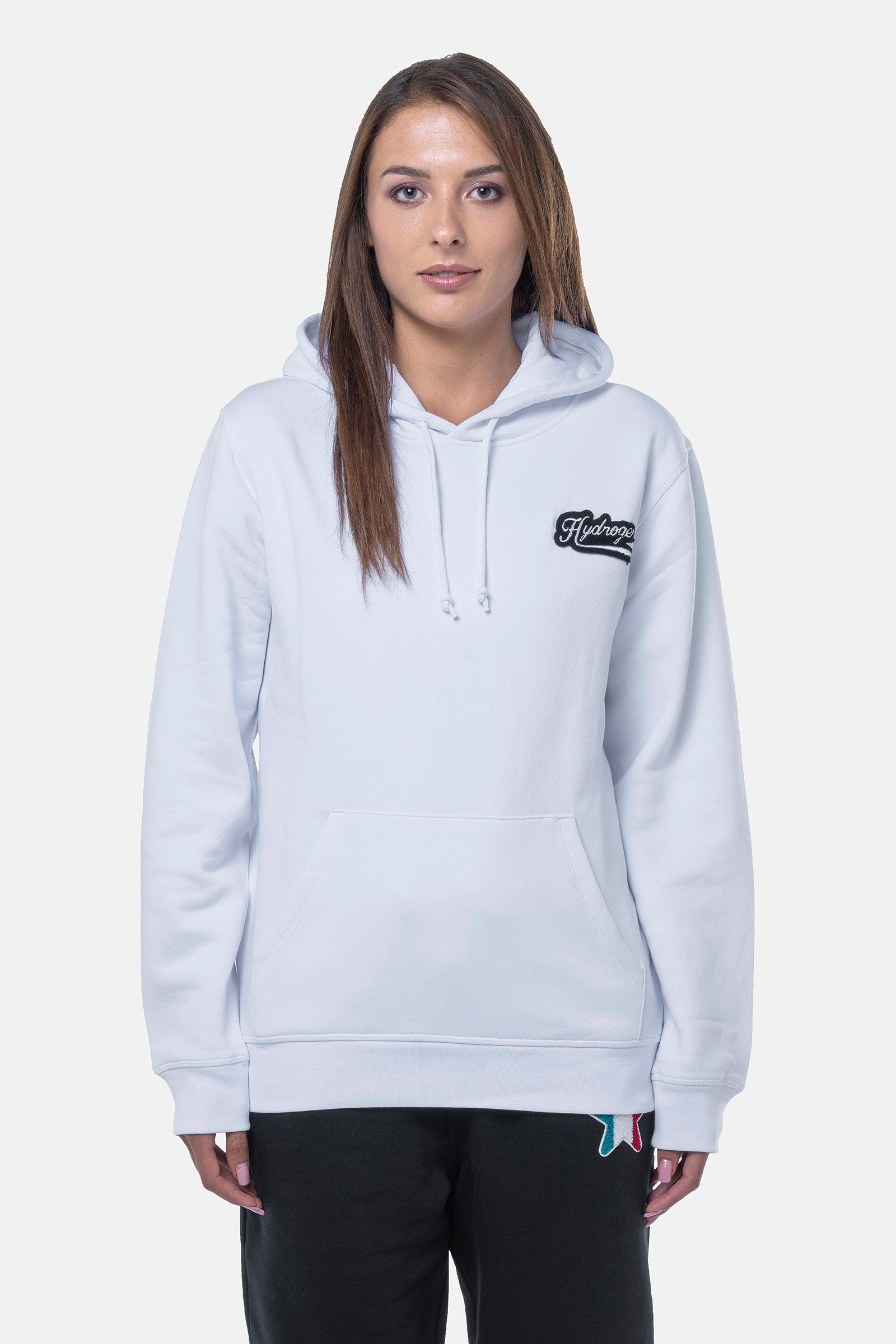ITALIA 17 HOODIE - WHITE - Hydrogen - Luxury Sportwear