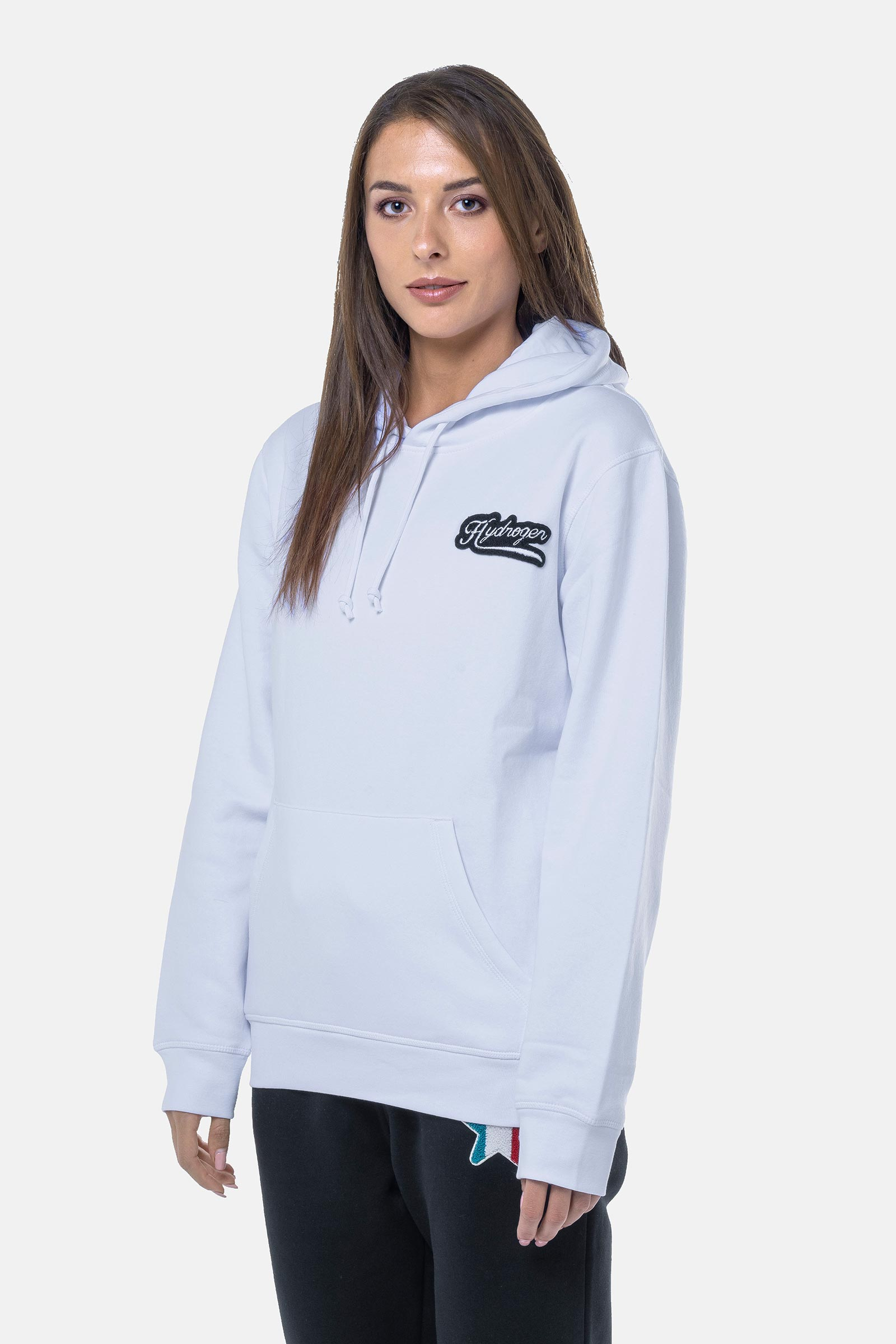 ITALIA 17 HOODIE - WHITE - Hydrogen - Luxury Sportwear