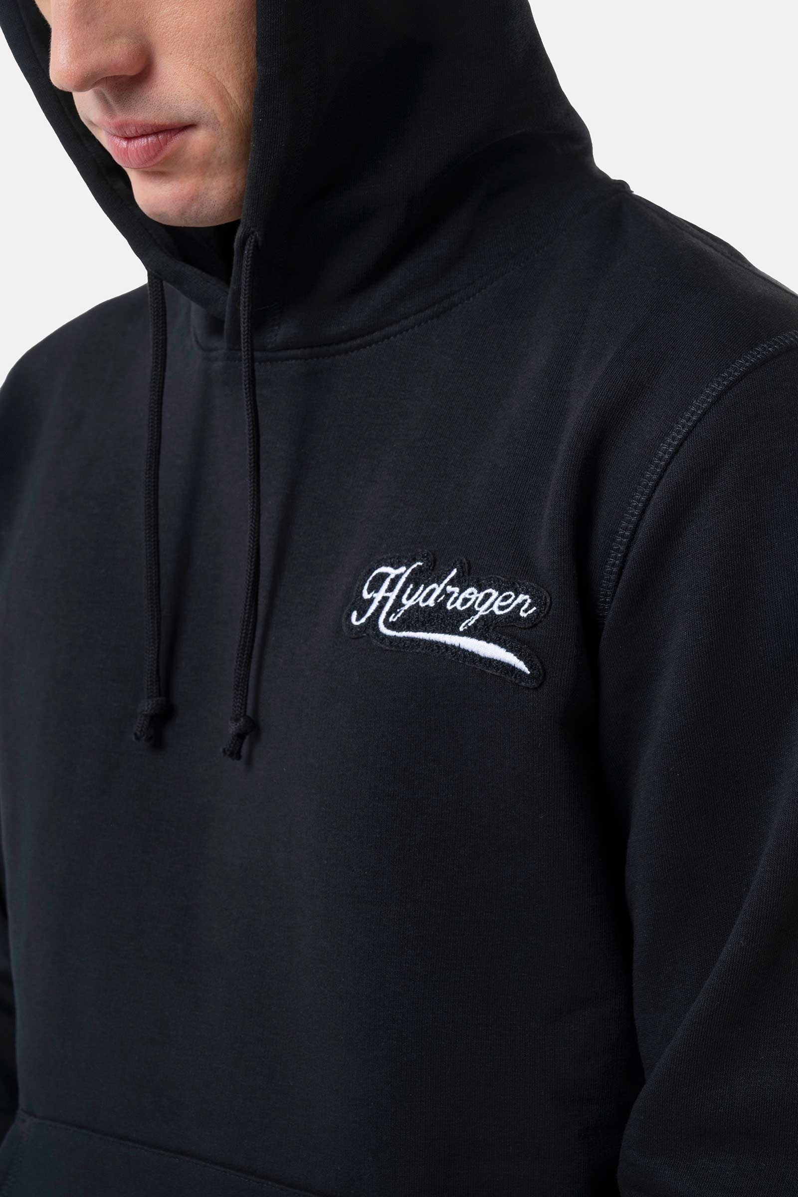 ITALIA 17 HOODIE - BLACK - Hydrogen - Luxury Sportwear