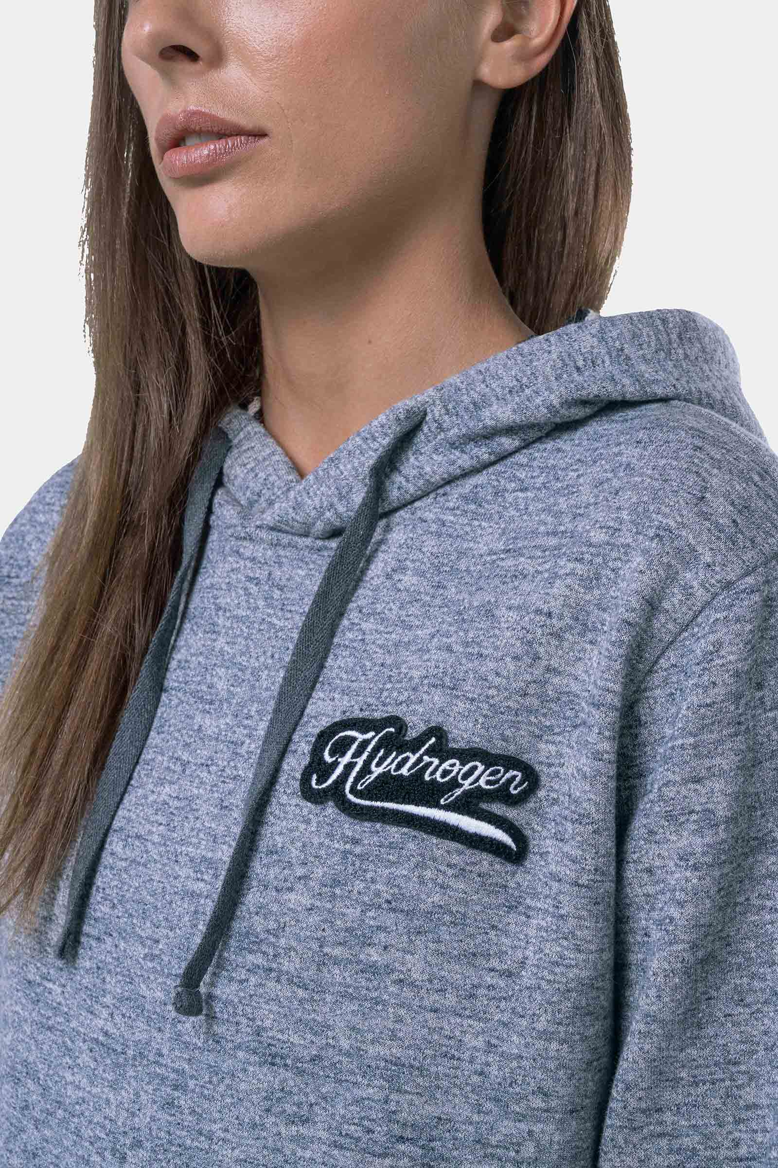 ITALIA 17 HOODIE - GREY - Hydrogen - Luxury Sportwear