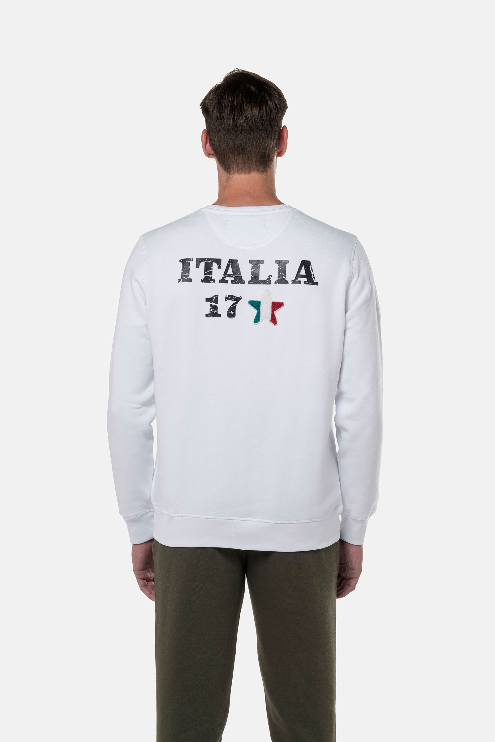 ITALIA 17 SWEATSHIRT - WHITE - Hydrogen - Luxury Sportwear