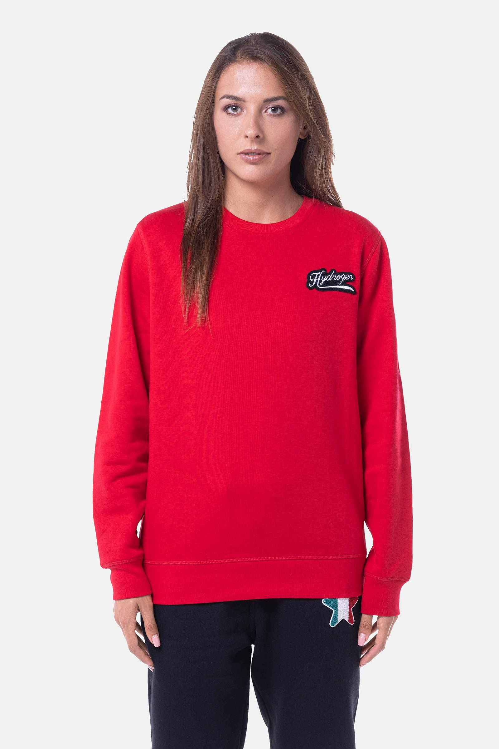 ITALIA 17 SWEATSHIRT - RED - Hydrogen - Luxury Sportwear
