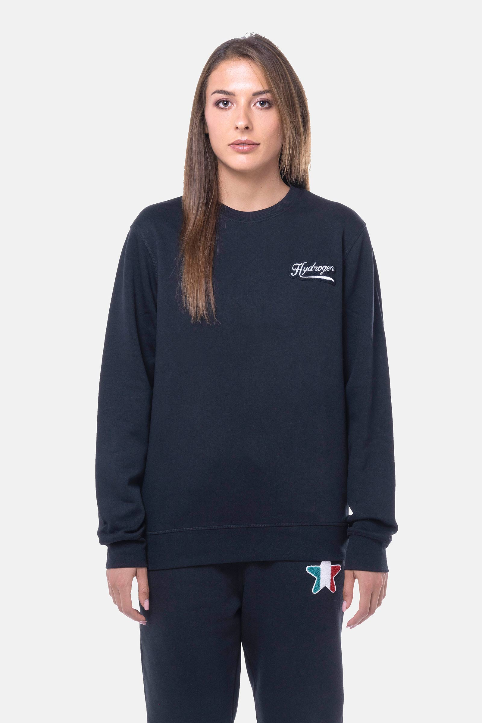 ITALIA 17 SWEATSHIRT - BLACK - Hydrogen - Luxury Sportwear