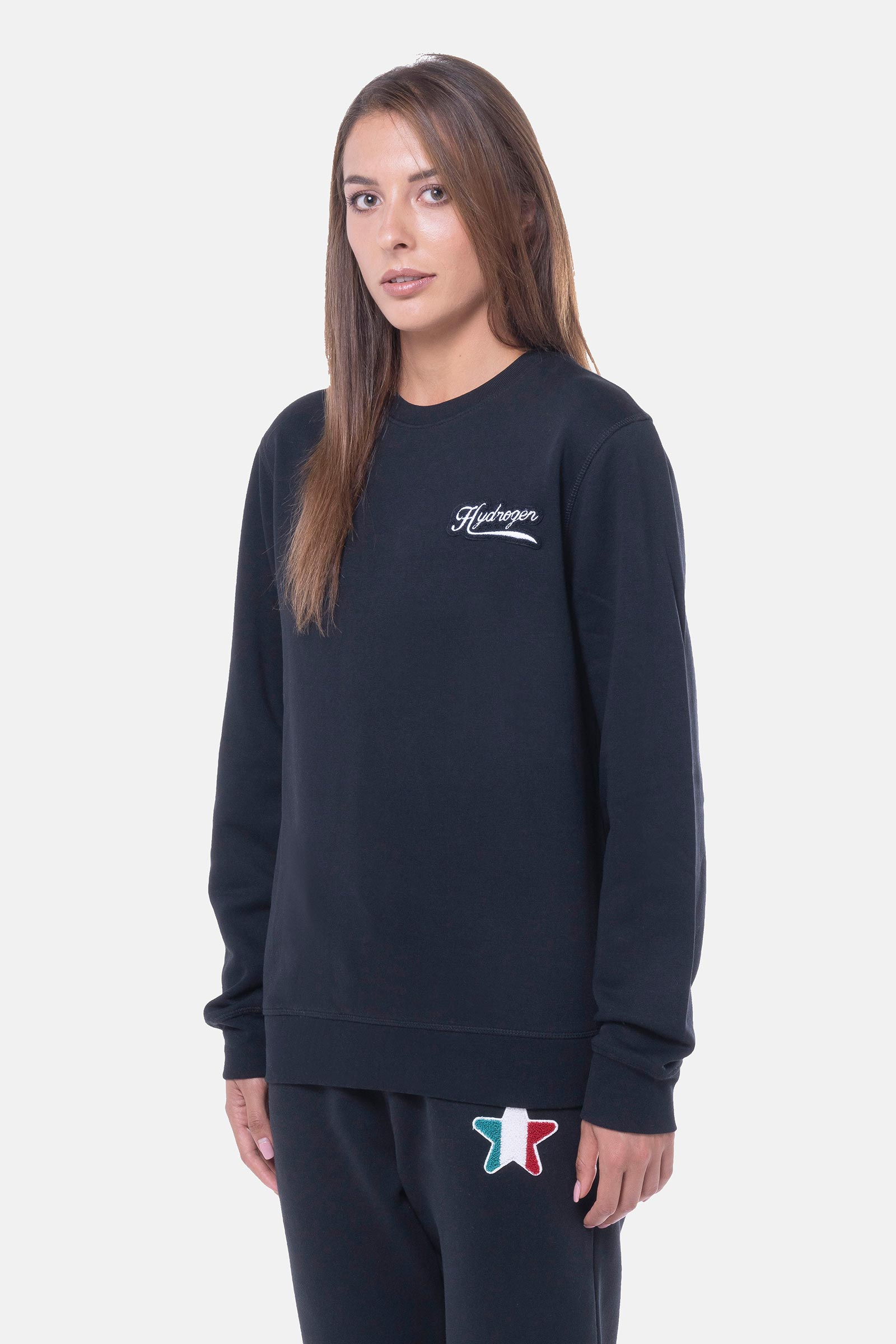 ITALIA 17 SWEATSHIRT - BLACK - Hydrogen - Luxury Sportwear