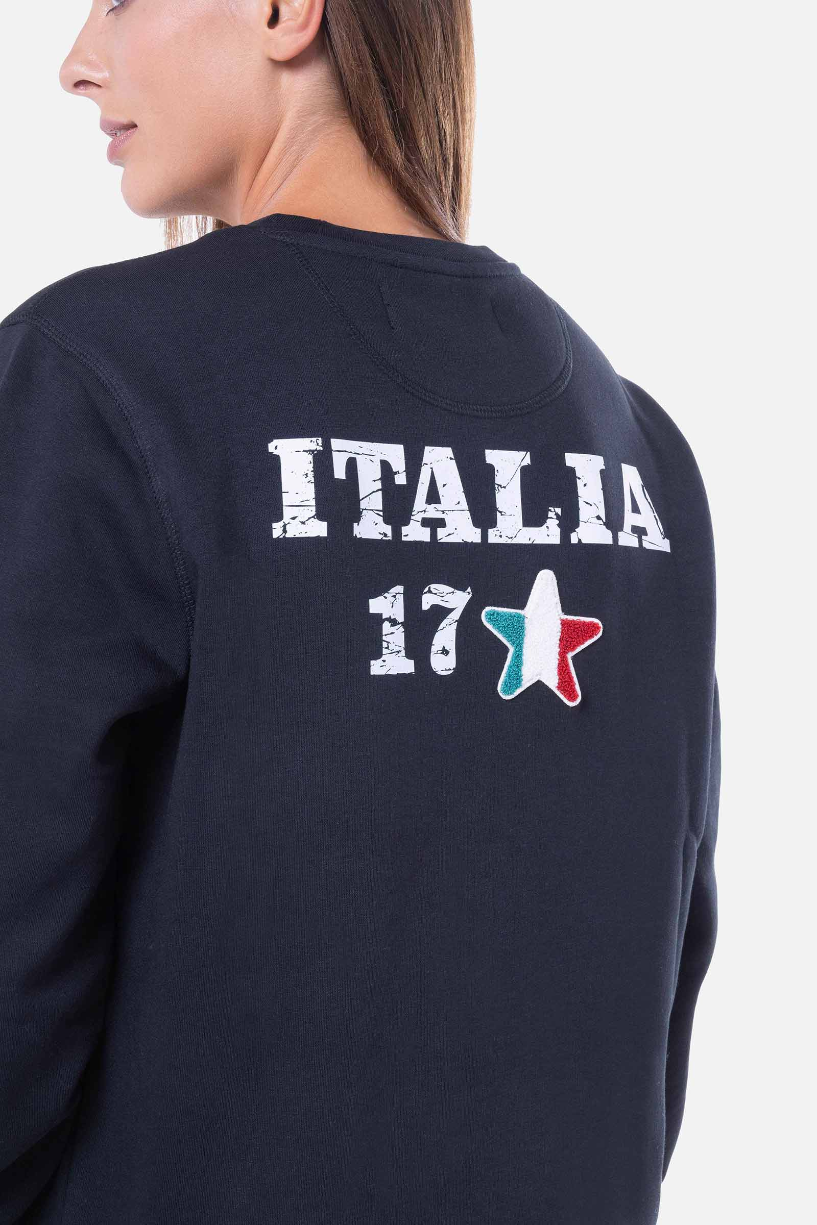 ITALIA 17 SWEATSHIRT - BLACK - Hydrogen - Luxury Sportwear