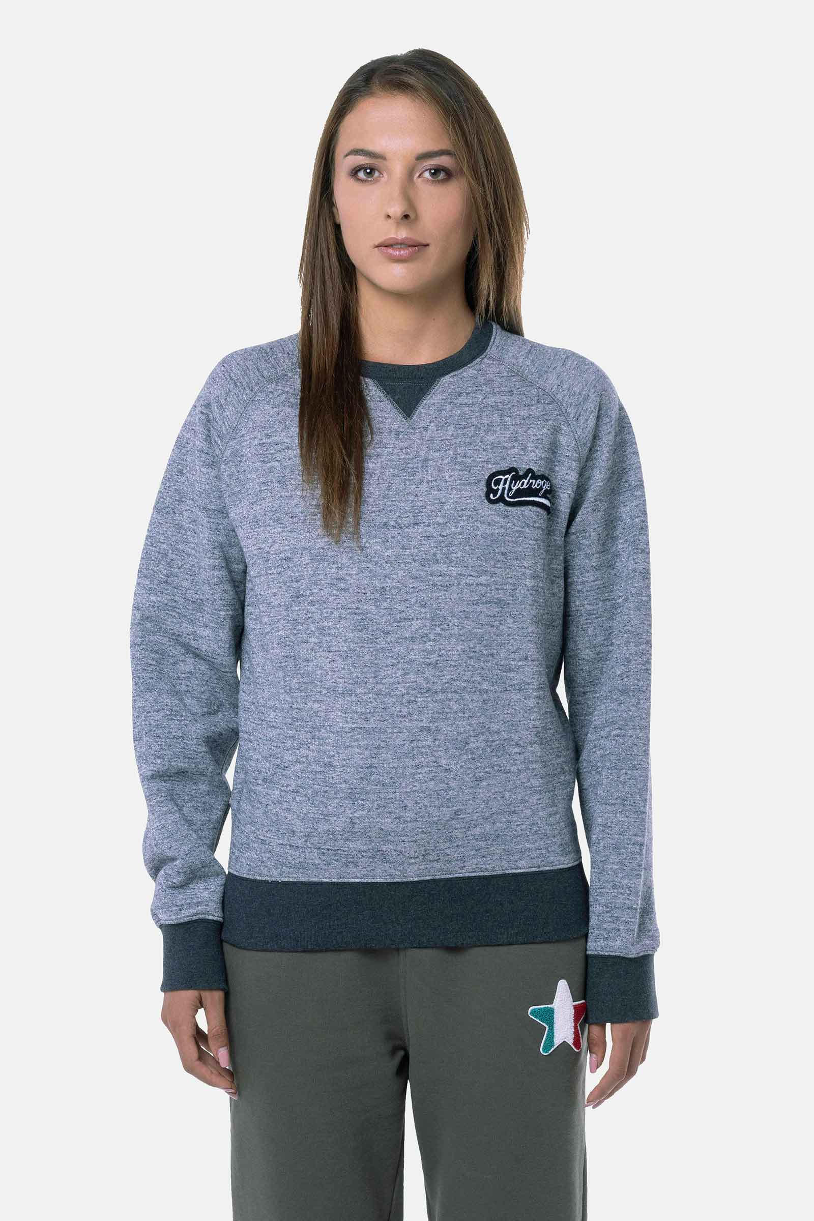 ITALIA 17 SWEATSHIRT - GREY - Hydrogen - Luxury Sportwear