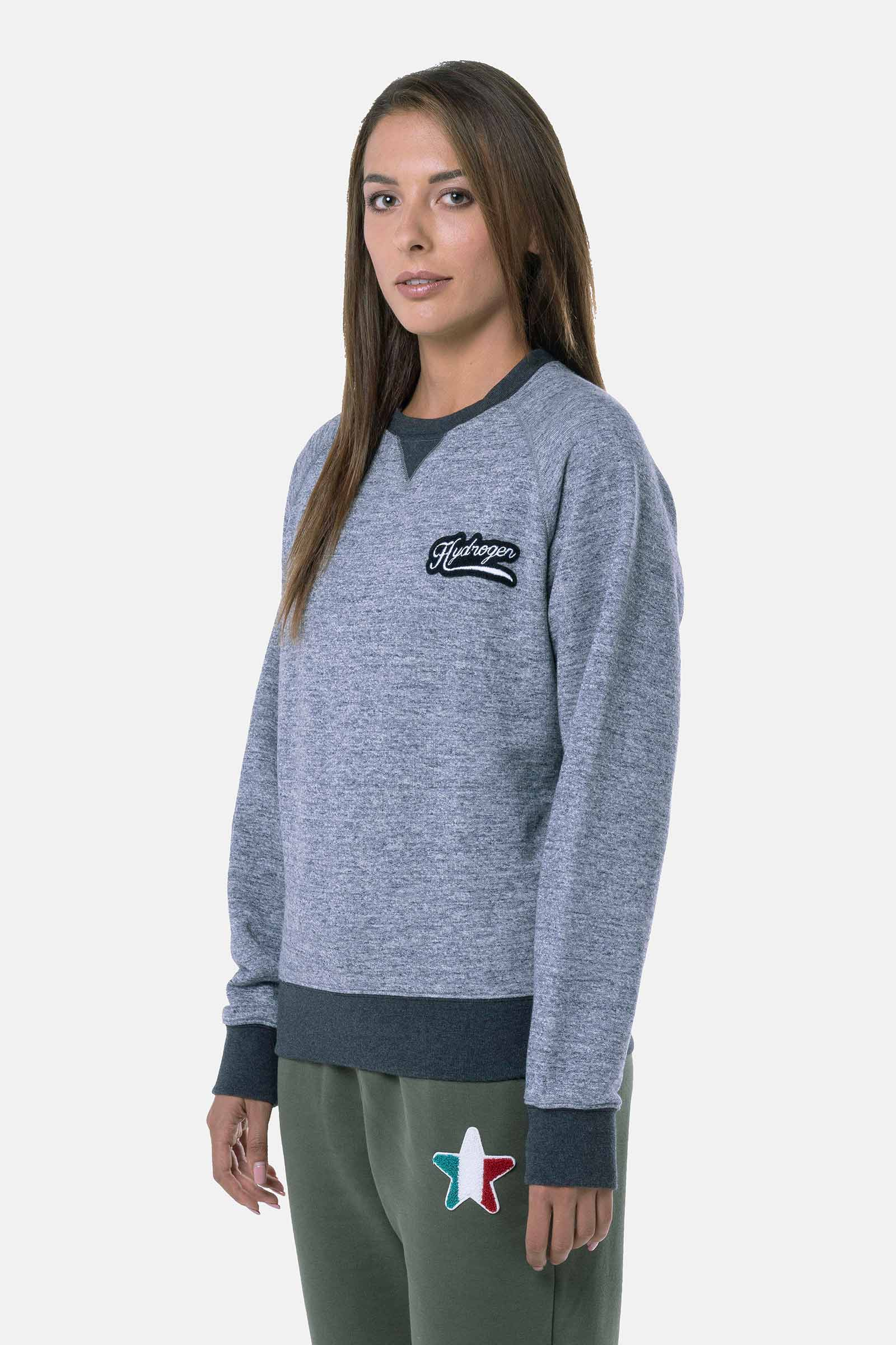 ITALIA 17 SWEATSHIRT - GREY - Hydrogen - Luxury Sportwear