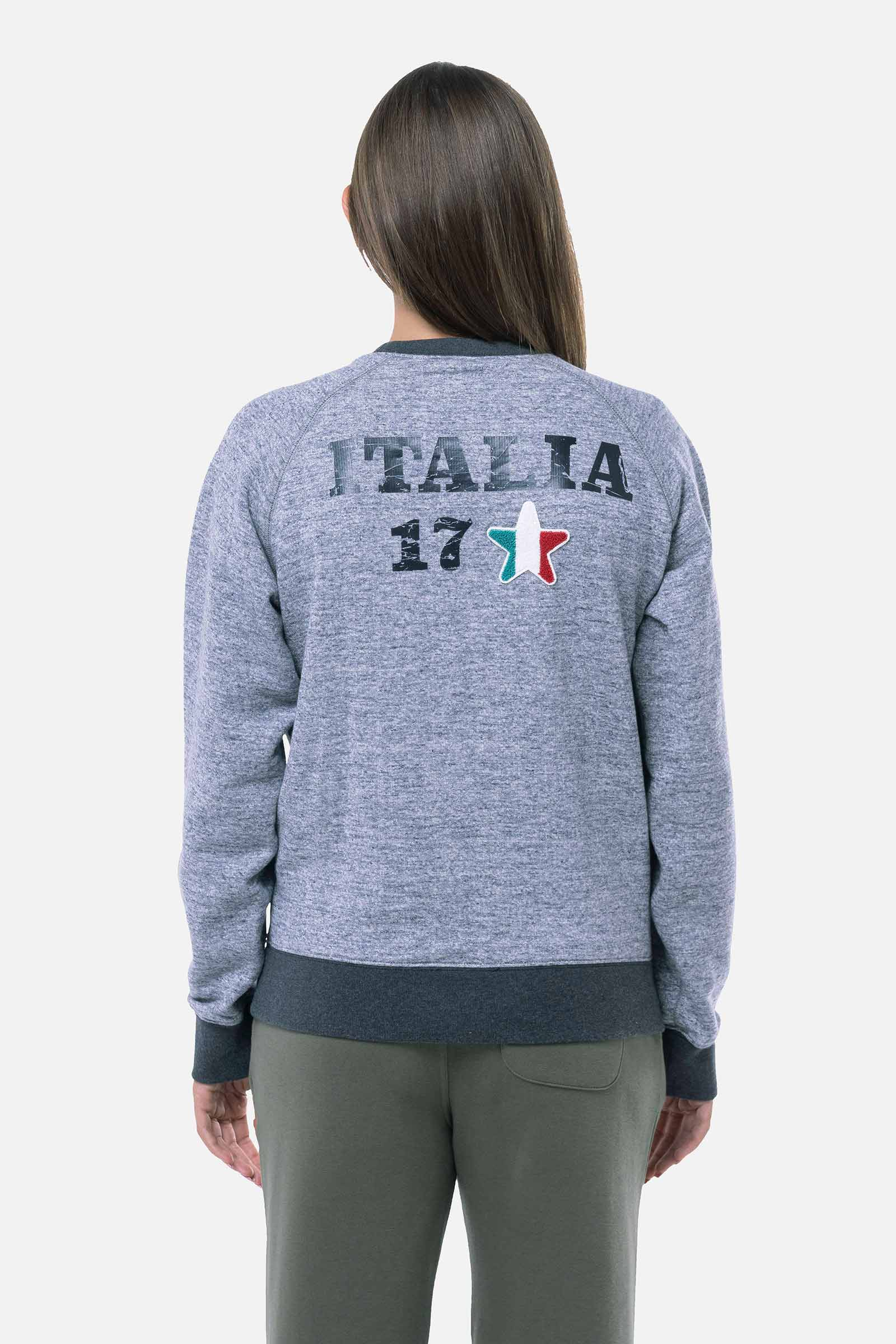 ITALIA 17 SWEATSHIRT - GREY - Hydrogen - Luxury Sportwear