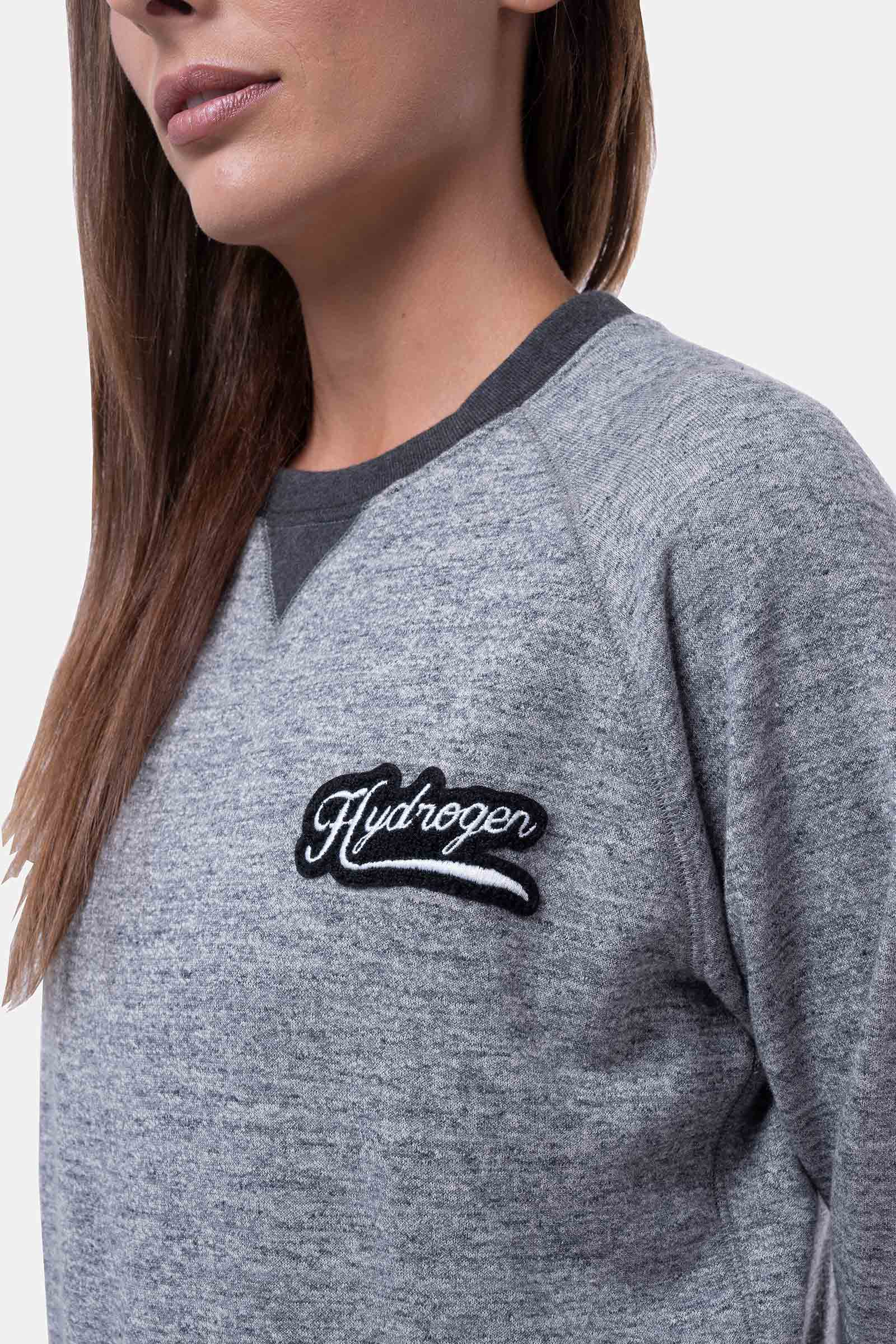 ITALIA 17 SWEATSHIRT - GREY - Hydrogen - Luxury Sportwear