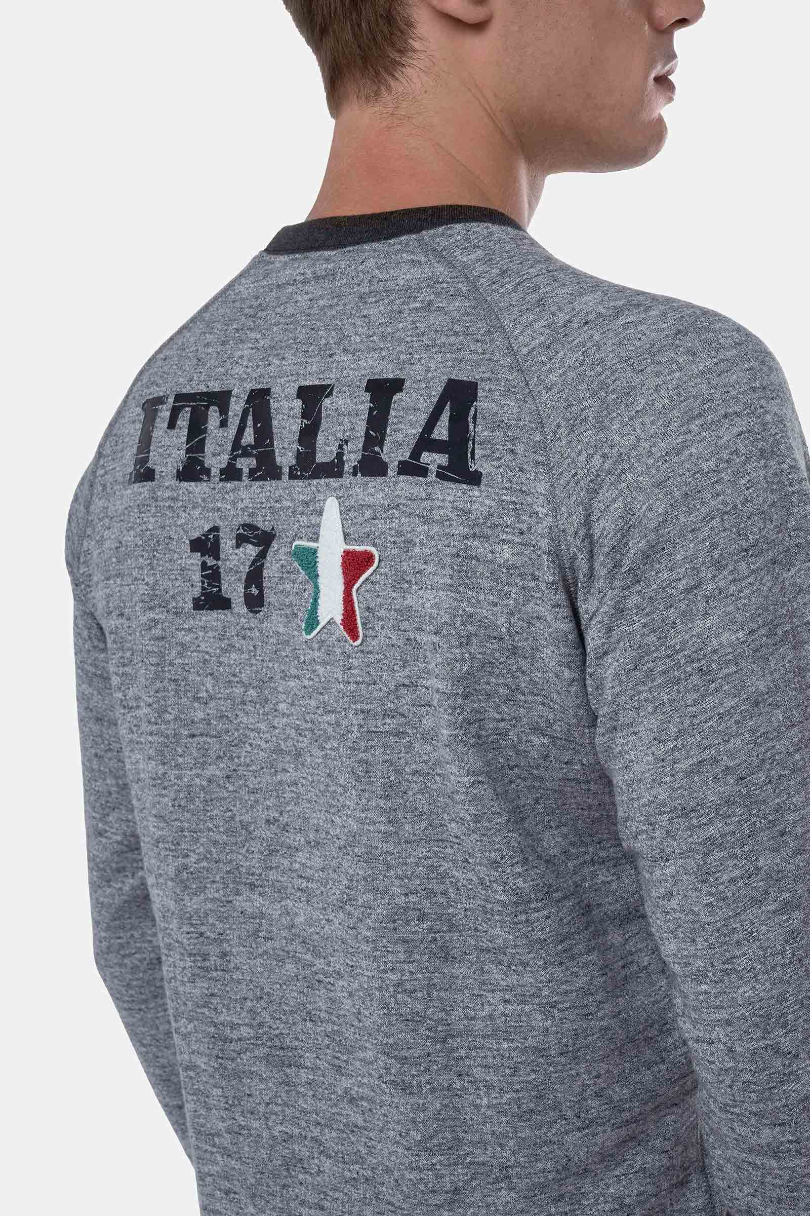 ITALIA 17 SWEATSHIRT - GREY - Hydrogen - Luxury Sportwear