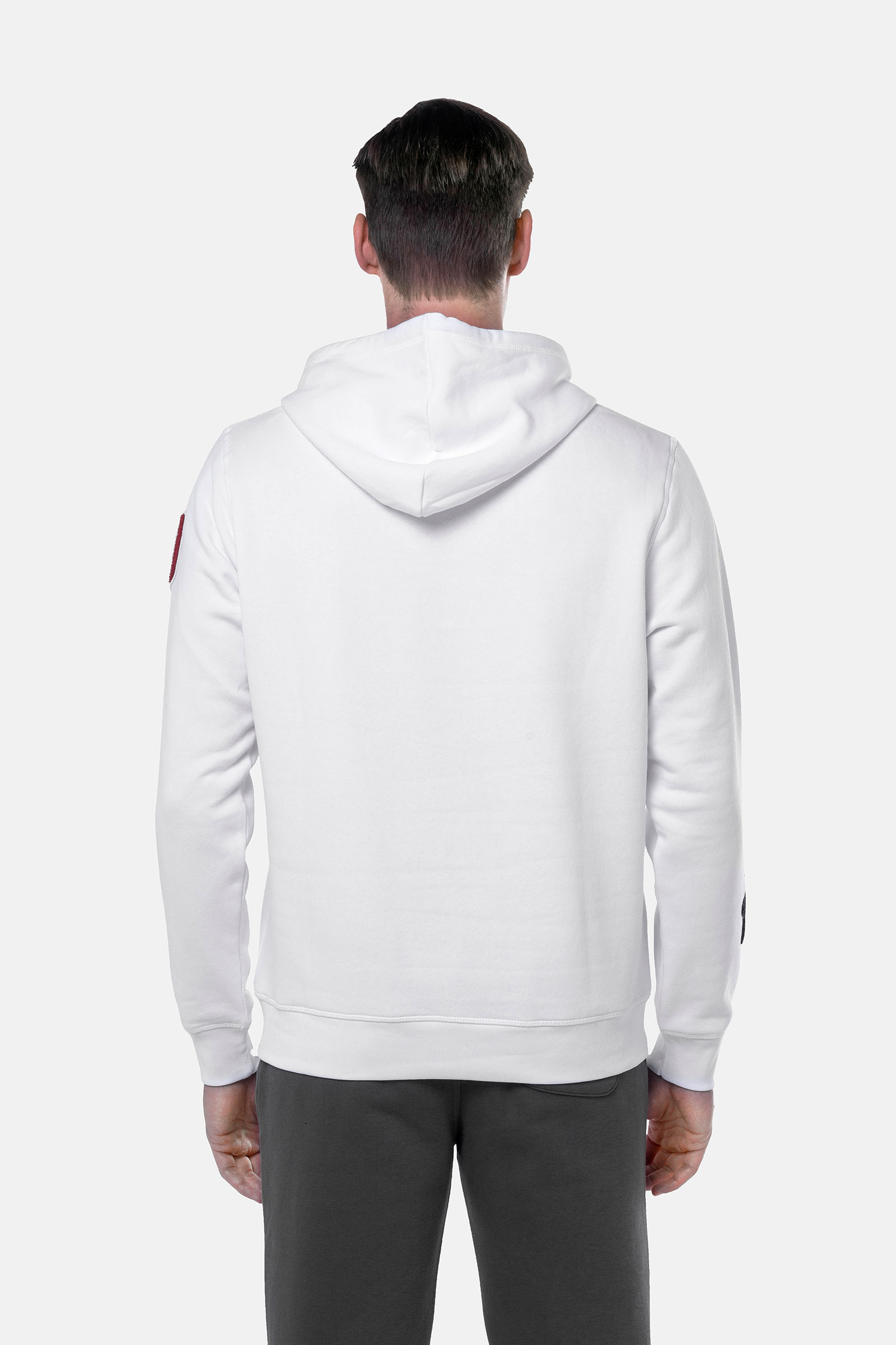 SHIELD HOODIE - WHITE - Hydrogen - Luxury Sportwear