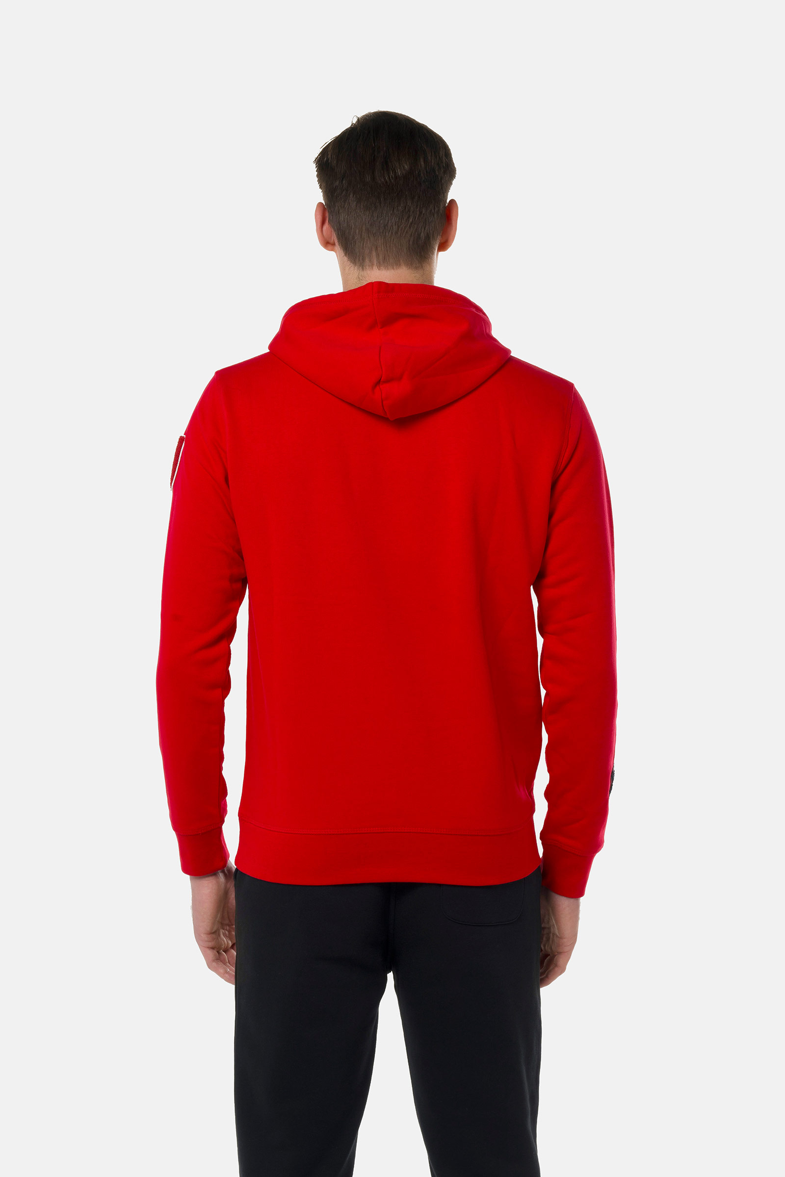 SHIELD HOODIE - RED - Hydrogen - Luxury Sportwear