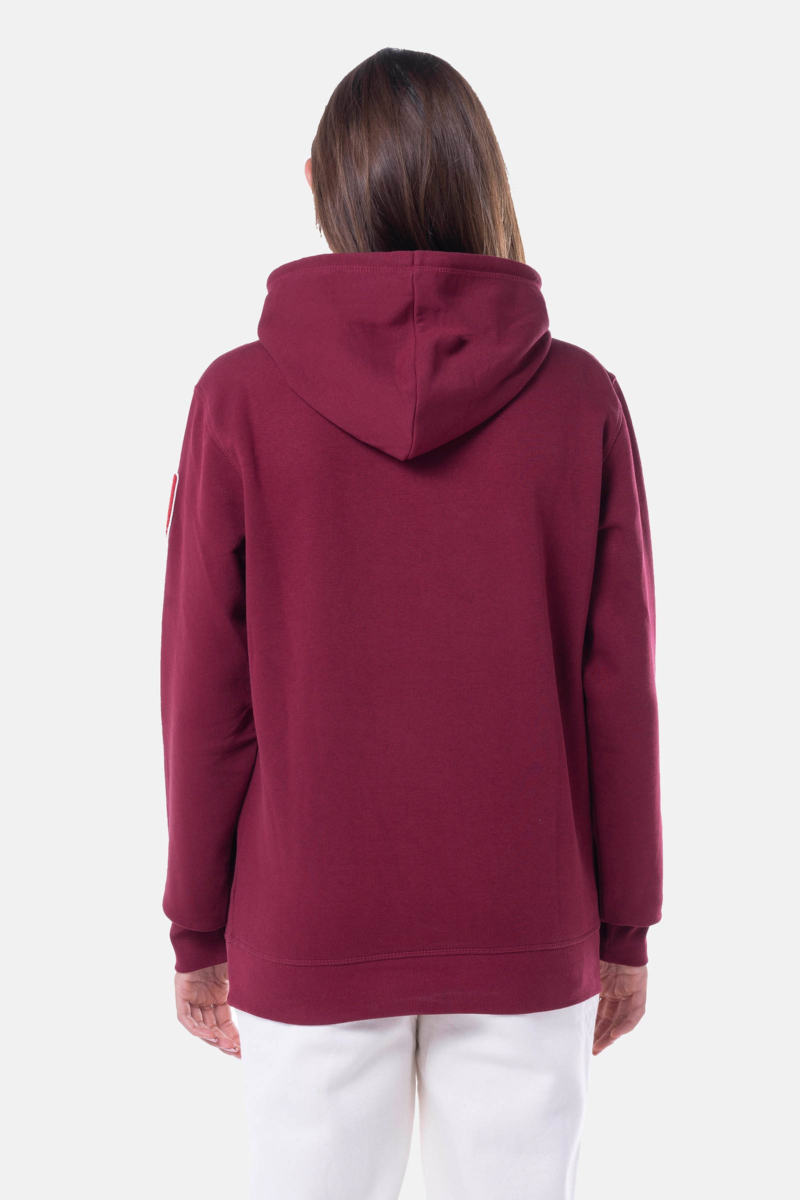 SHIELD HOODIE - BORDEAUX - Hydrogen - Luxury Sportwear