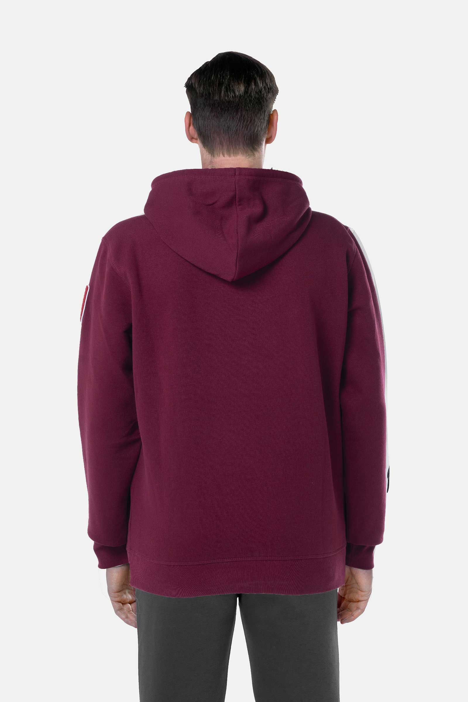SHIELD HOODIE - BORDEAUX - Hydrogen - Luxury Sportwear