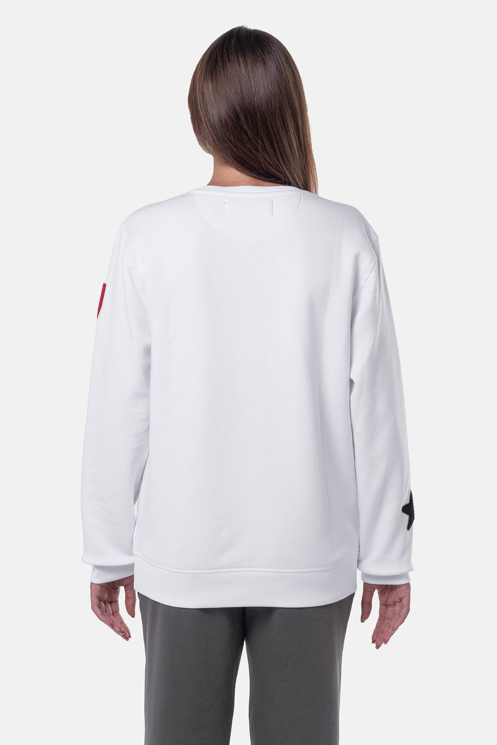 SHIELD SWEATSHIRT - WHITE - Hydrogen - Luxury Sportwear