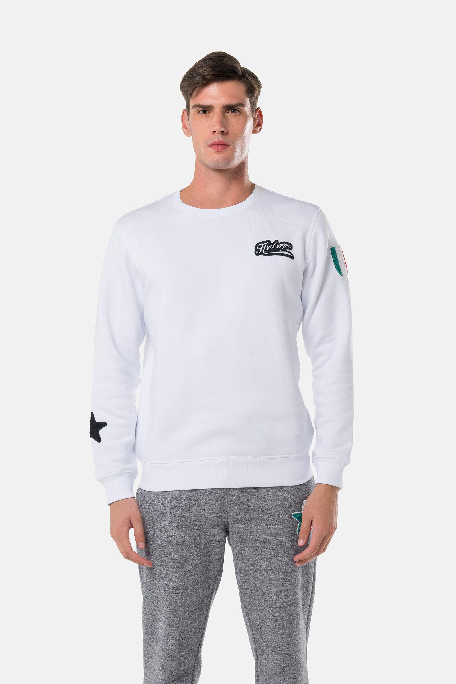 FELPA SCUDO - WHITE - Abbigliamento sportivo | Hydrogen