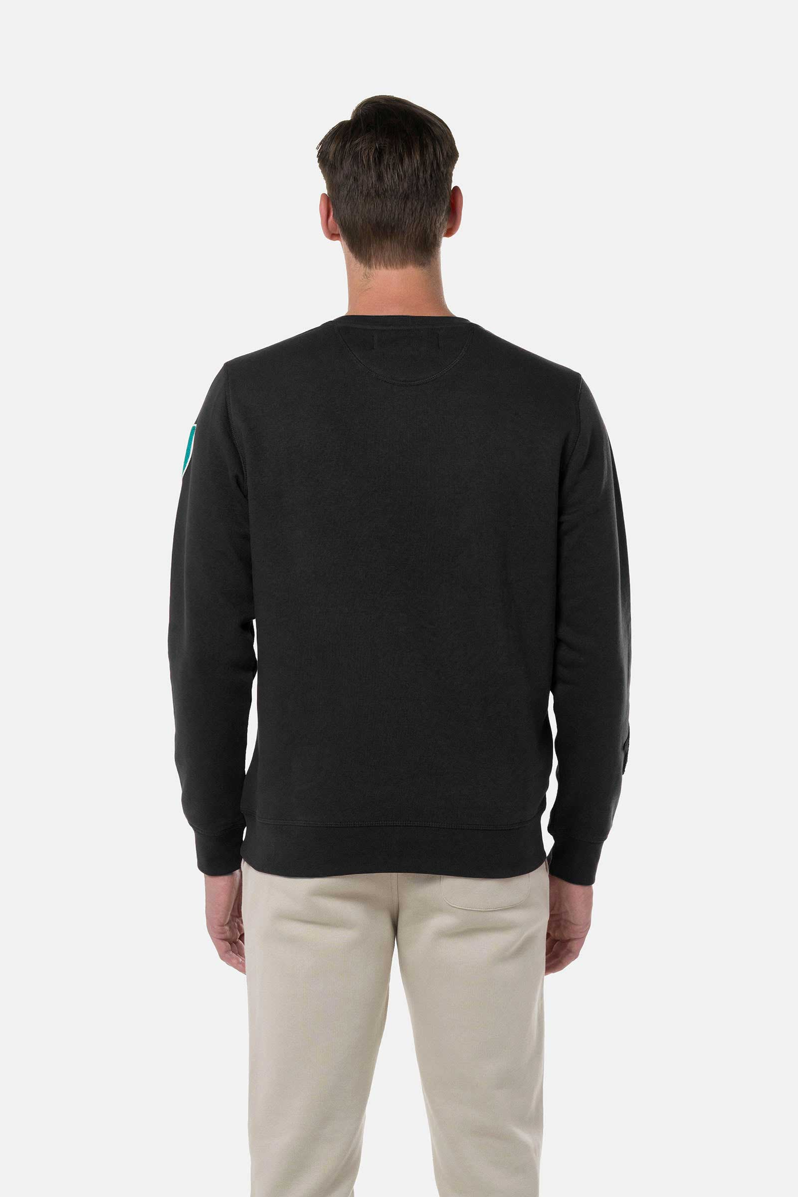 SHIELD SWEATSHIRT - BLACK - Hydrogen - Luxury Sportwear