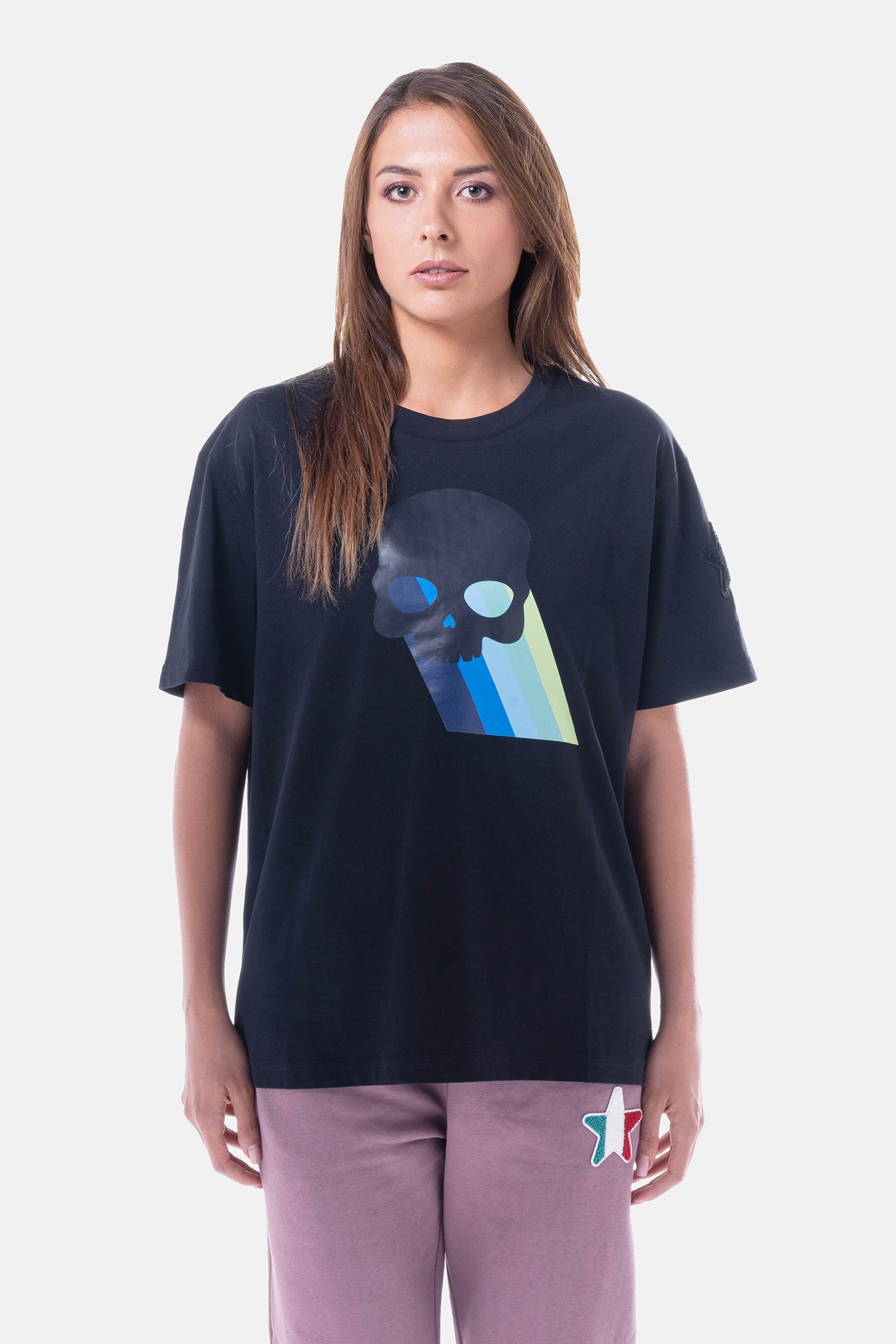 ICON SKULL T-SHIRT - BLACK - Hydrogen - Luxury Sportwear