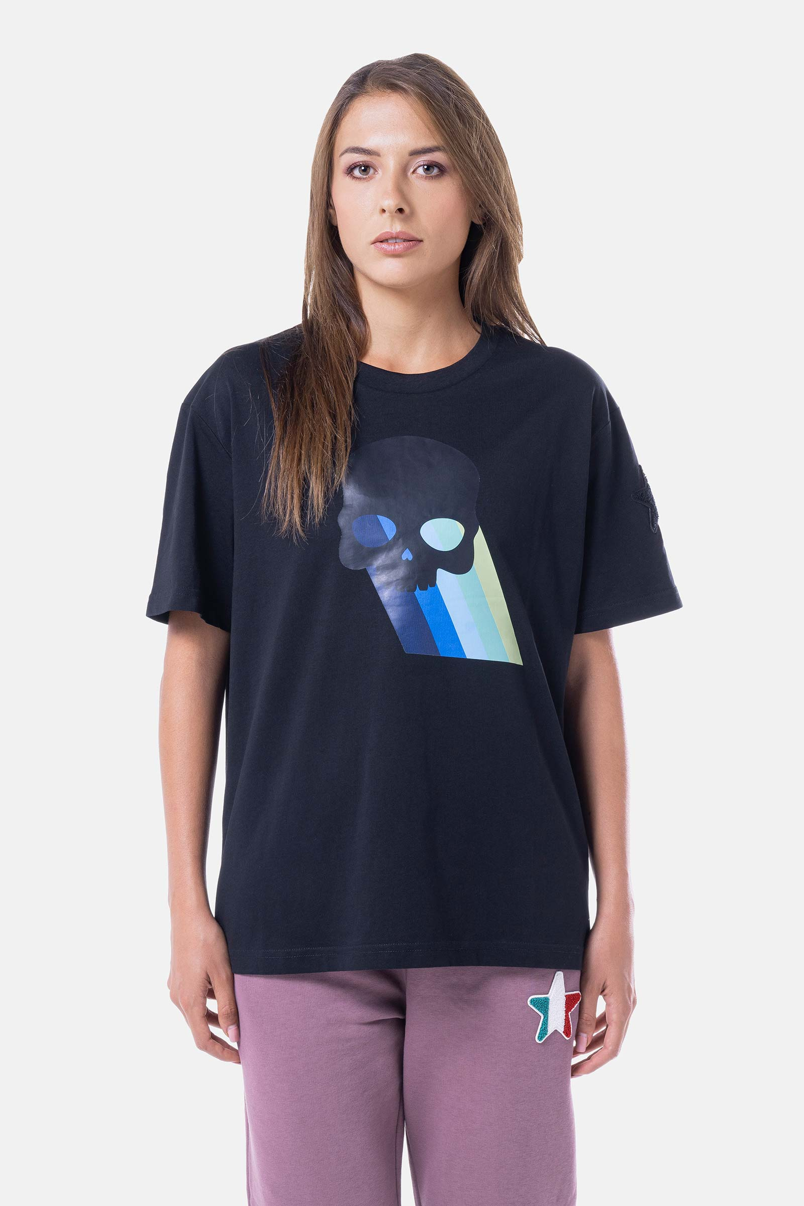ICON SKULL T-SHIRT - BLACK - Hydrogen - Luxury Sportwear
