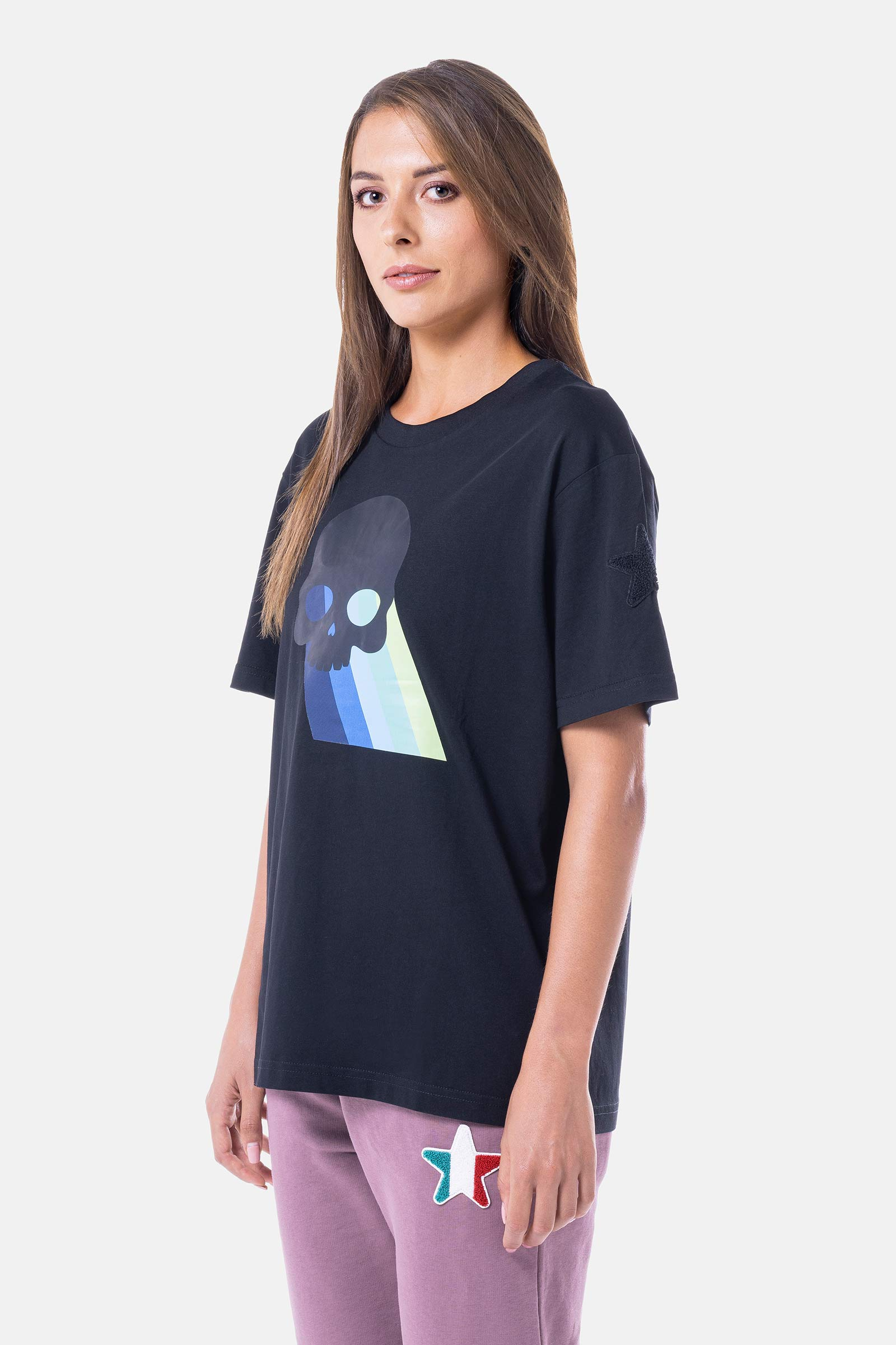 ICON SKULL T-SHIRT - BLACK - Hydrogen - Luxury Sportwear