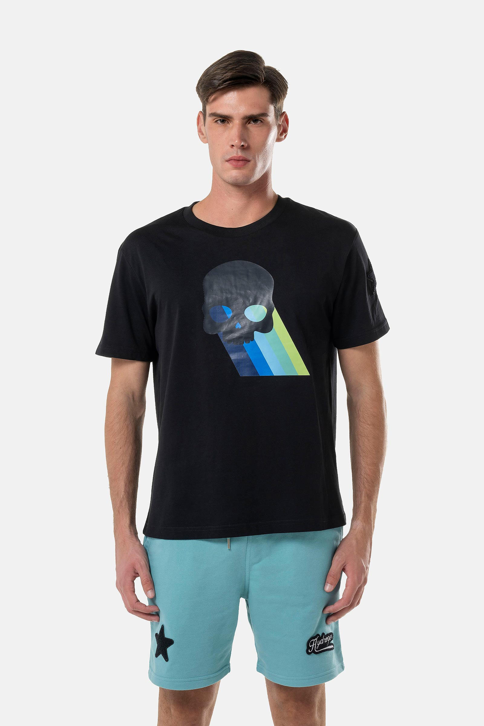 ICON SKULL T-SHIRT - BLACK - Hydrogen - Luxury Sportwear