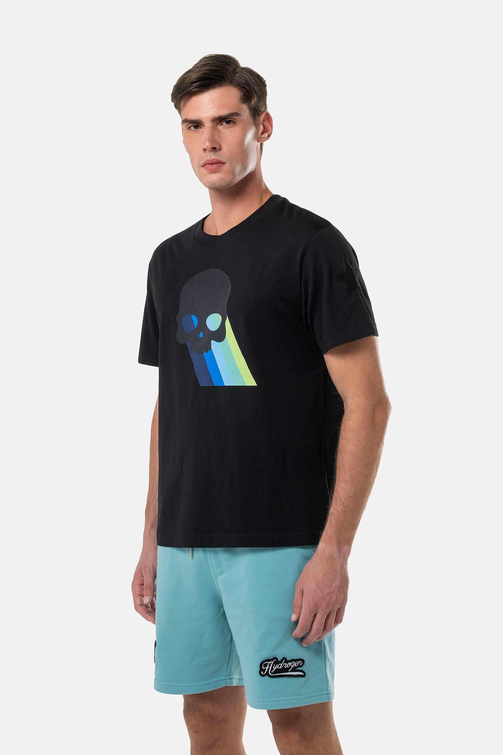 ICON SKULL T-SHIRT - BLACK - Hydrogen - Luxury Sportwear