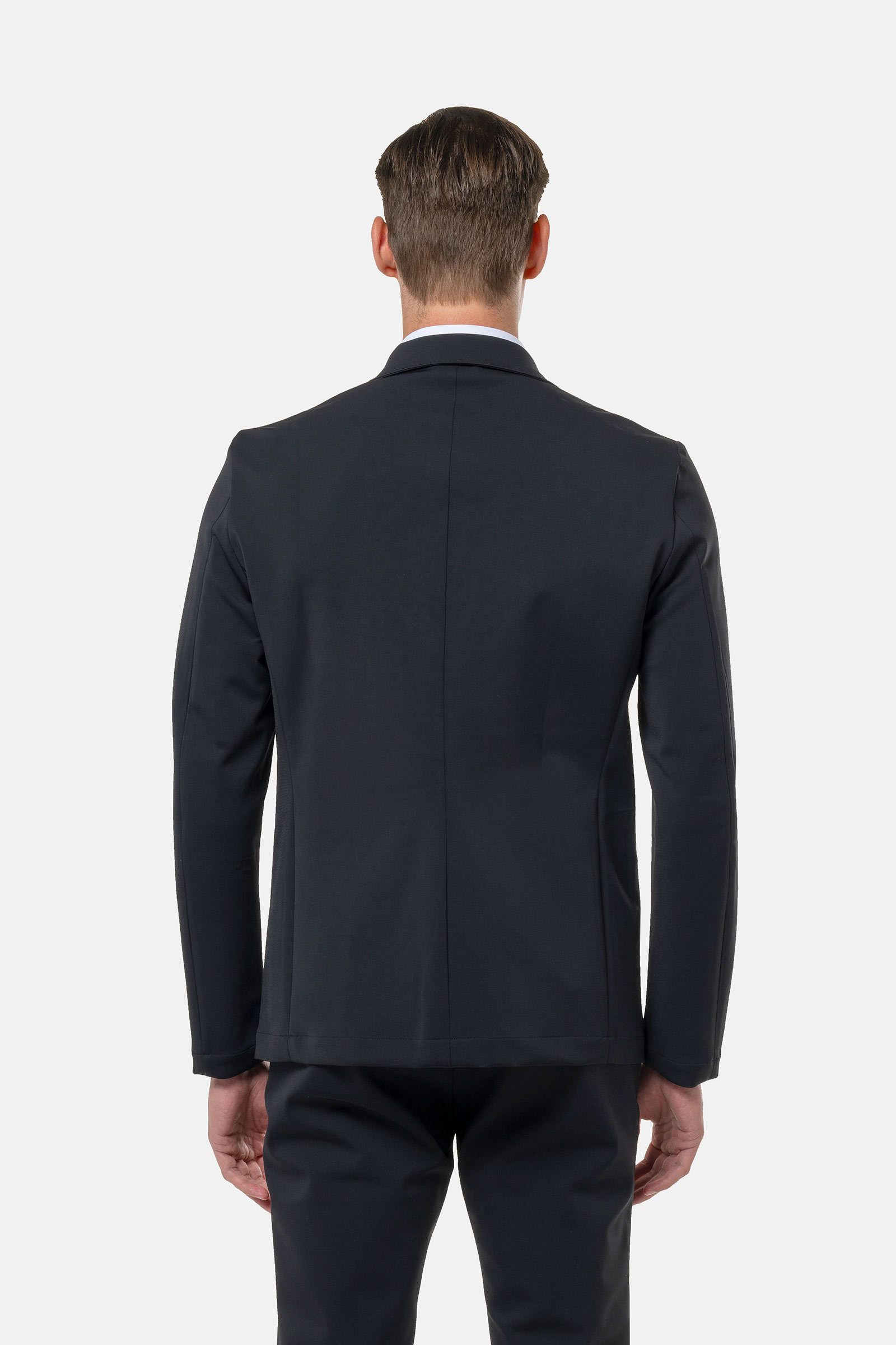 PEACK LAPEL JACKET - BLACK,ANTHRACITE - Hydrogen - Luxury Sportwear