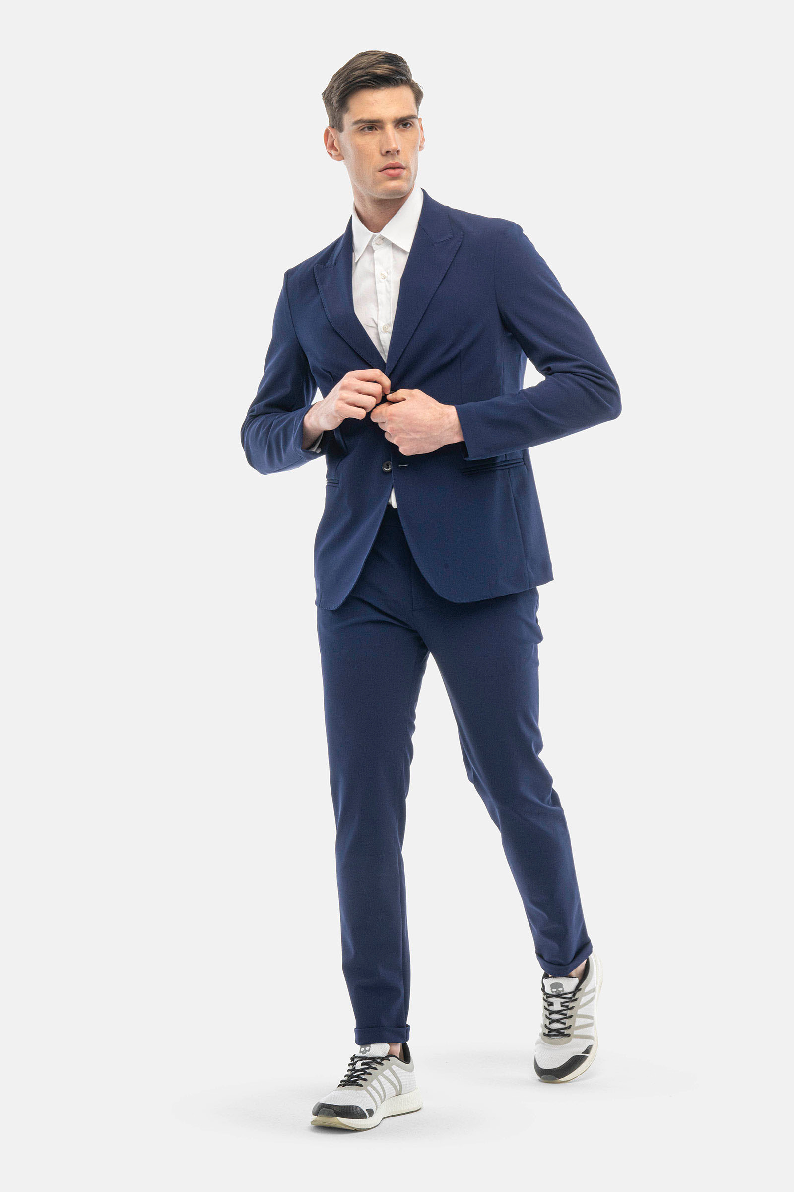 PEACK LAPEL JACKET - BLUE - Hydrogen - Luxury Sportwear