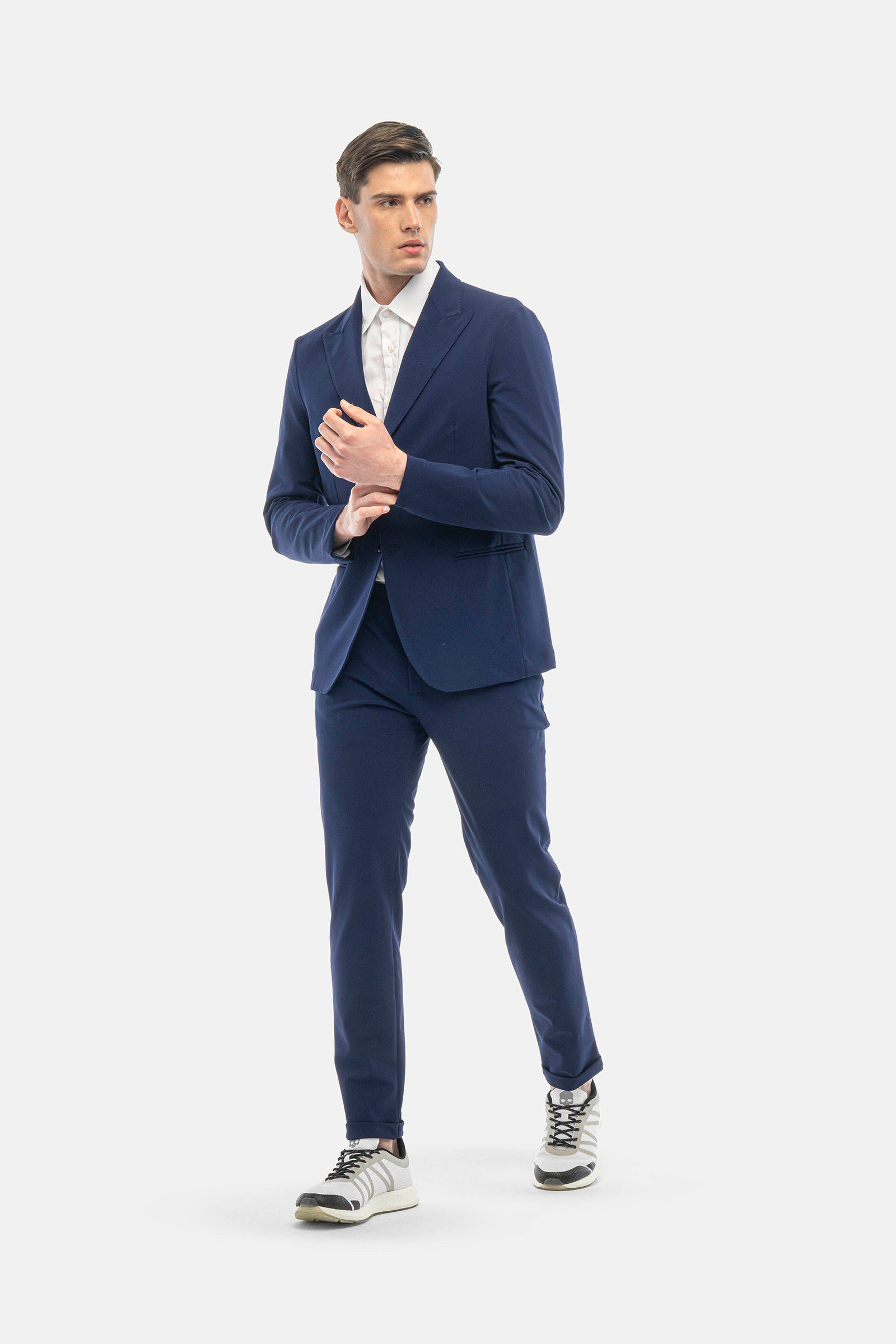 PEACK LAPEL JACKET - BLUE - Hydrogen - Luxury Sportwear