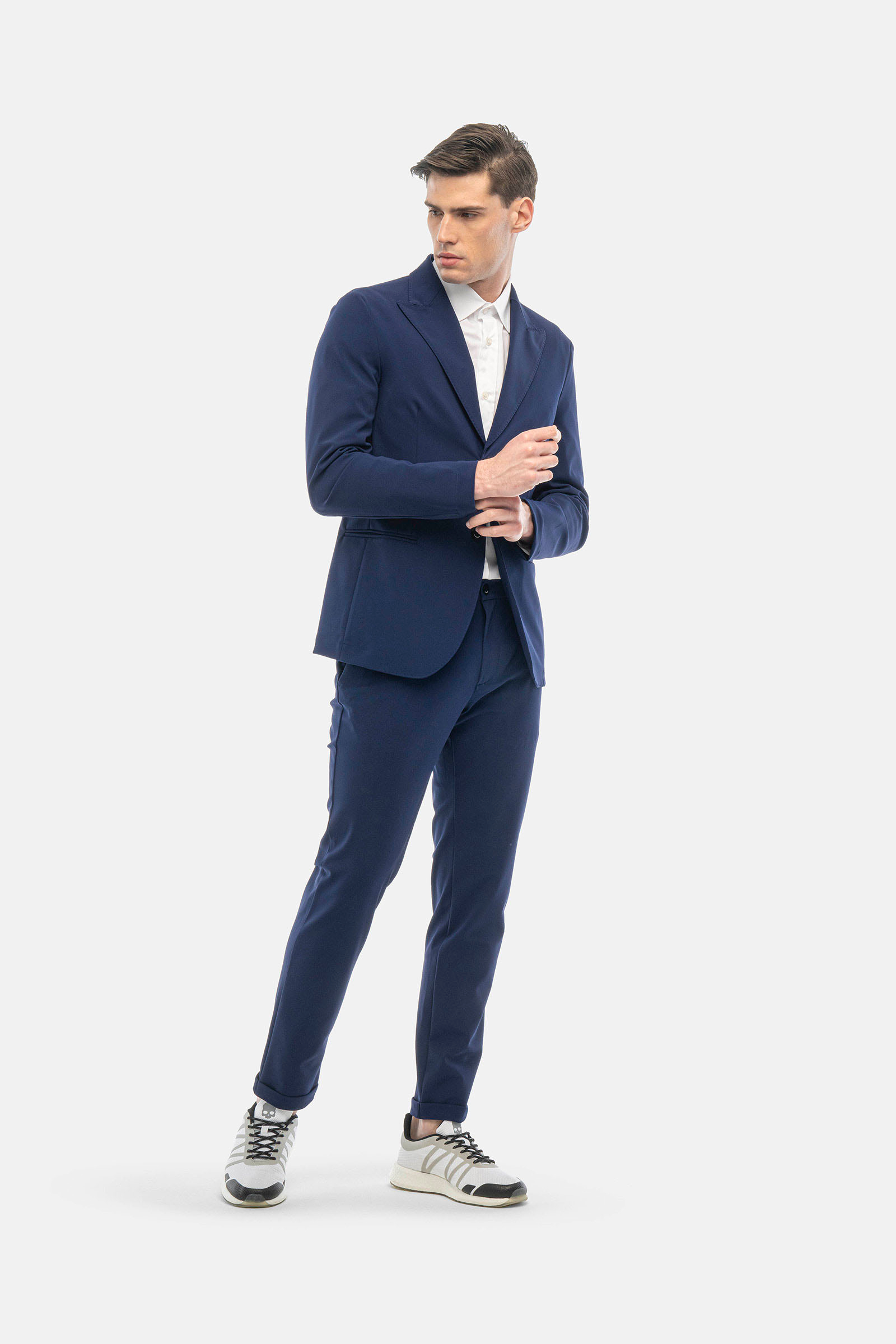PEACK LAPEL JACKET - BLUE - Hydrogen - Luxury Sportwear
