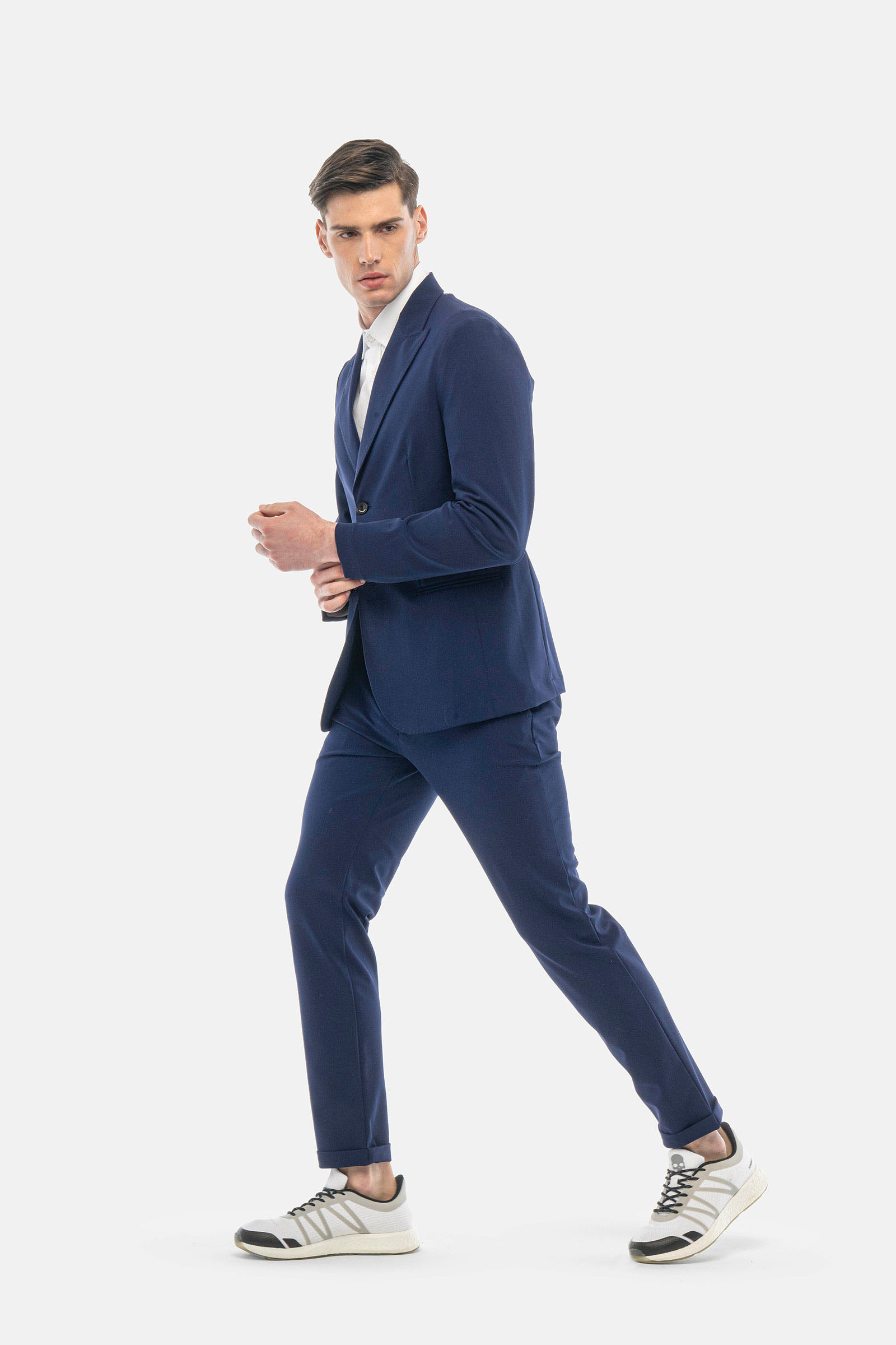 PEACK LAPEL JACKET - BLUE - Hydrogen - Luxury Sportwear