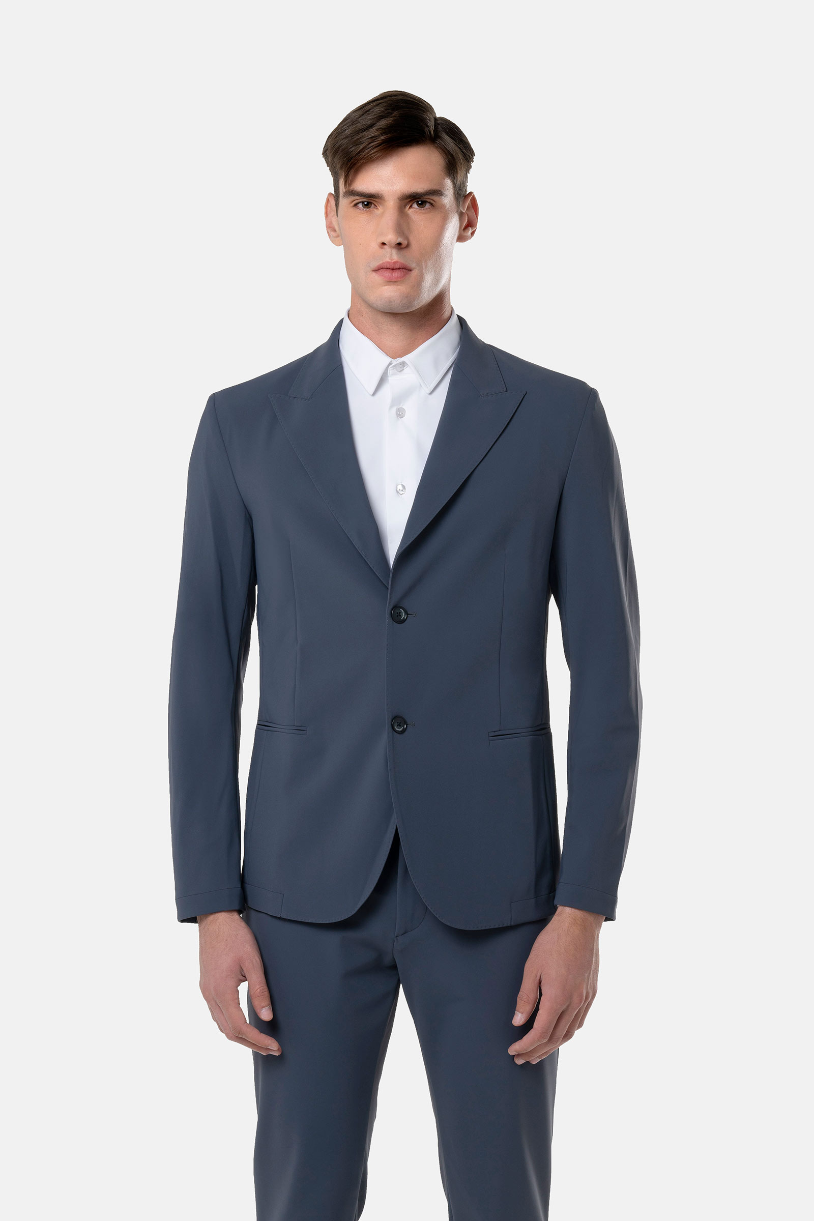 PEACK LAPEL JACKET - ANTHRACITE - Hydrogen - Luxury Sportwear