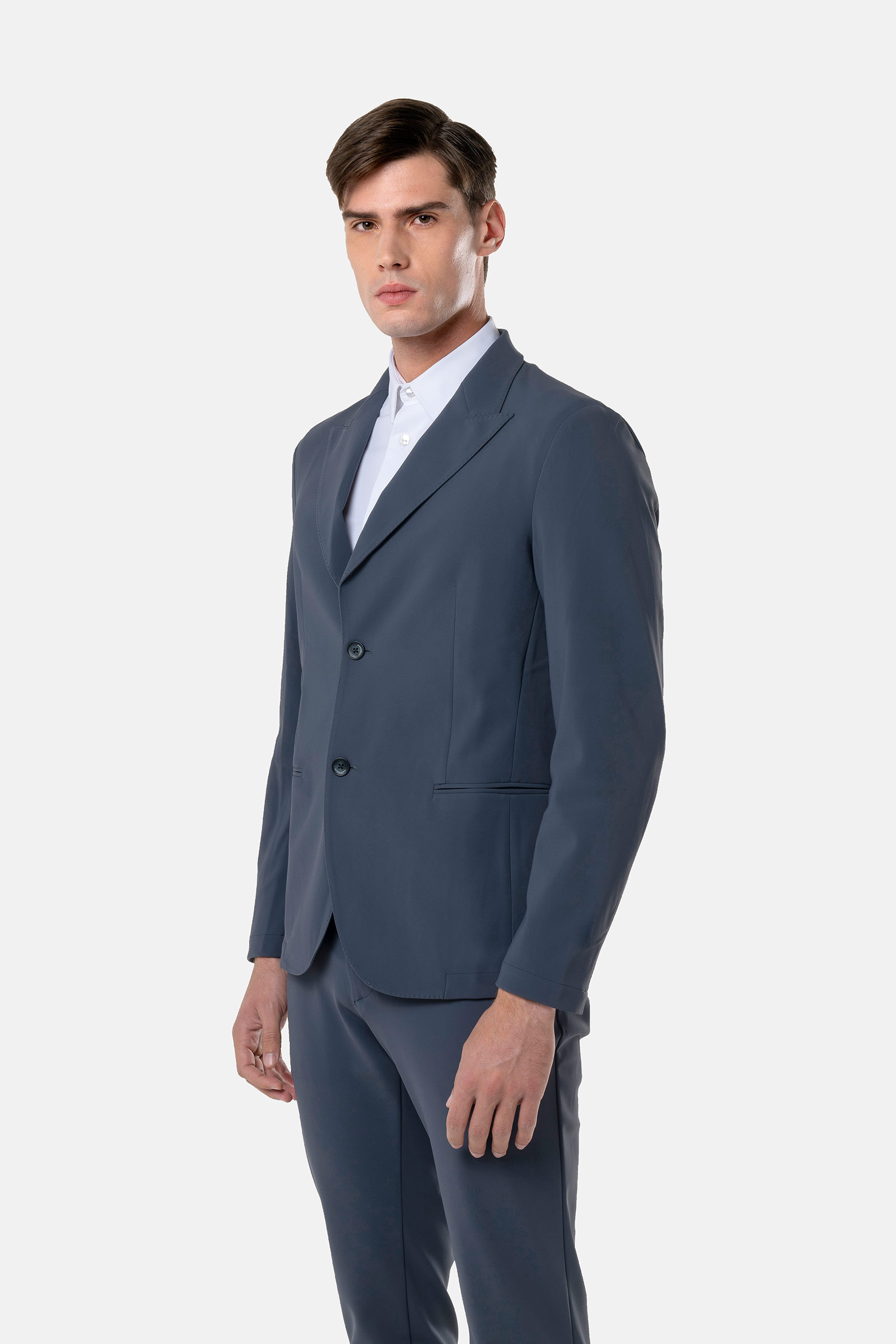 PEACK LAPEL JACKET - ANTHRACITE - Hydrogen - Luxury Sportwear