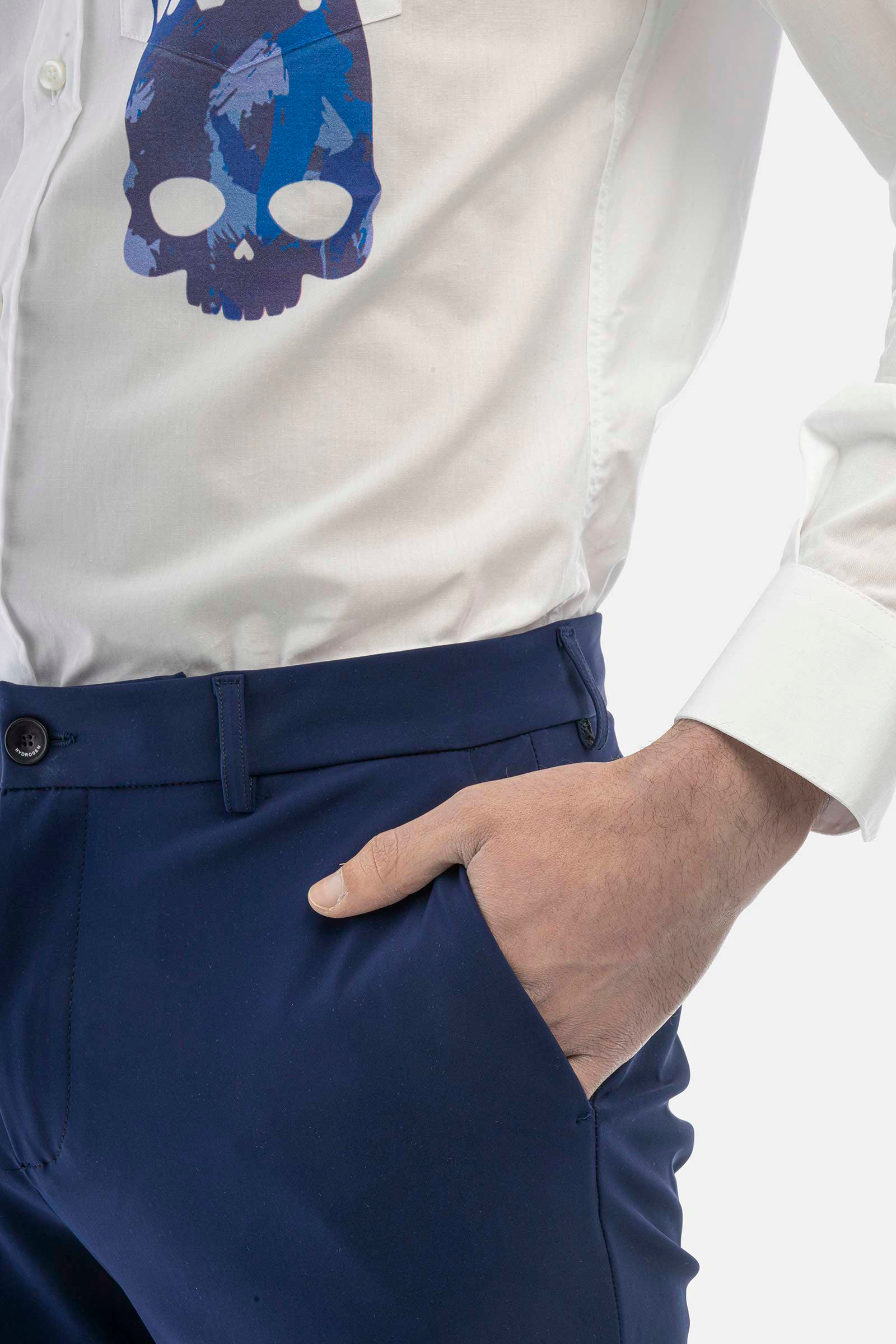 CLASSIC PANTS - BLUE - Hydrogen - Luxury Sportwear