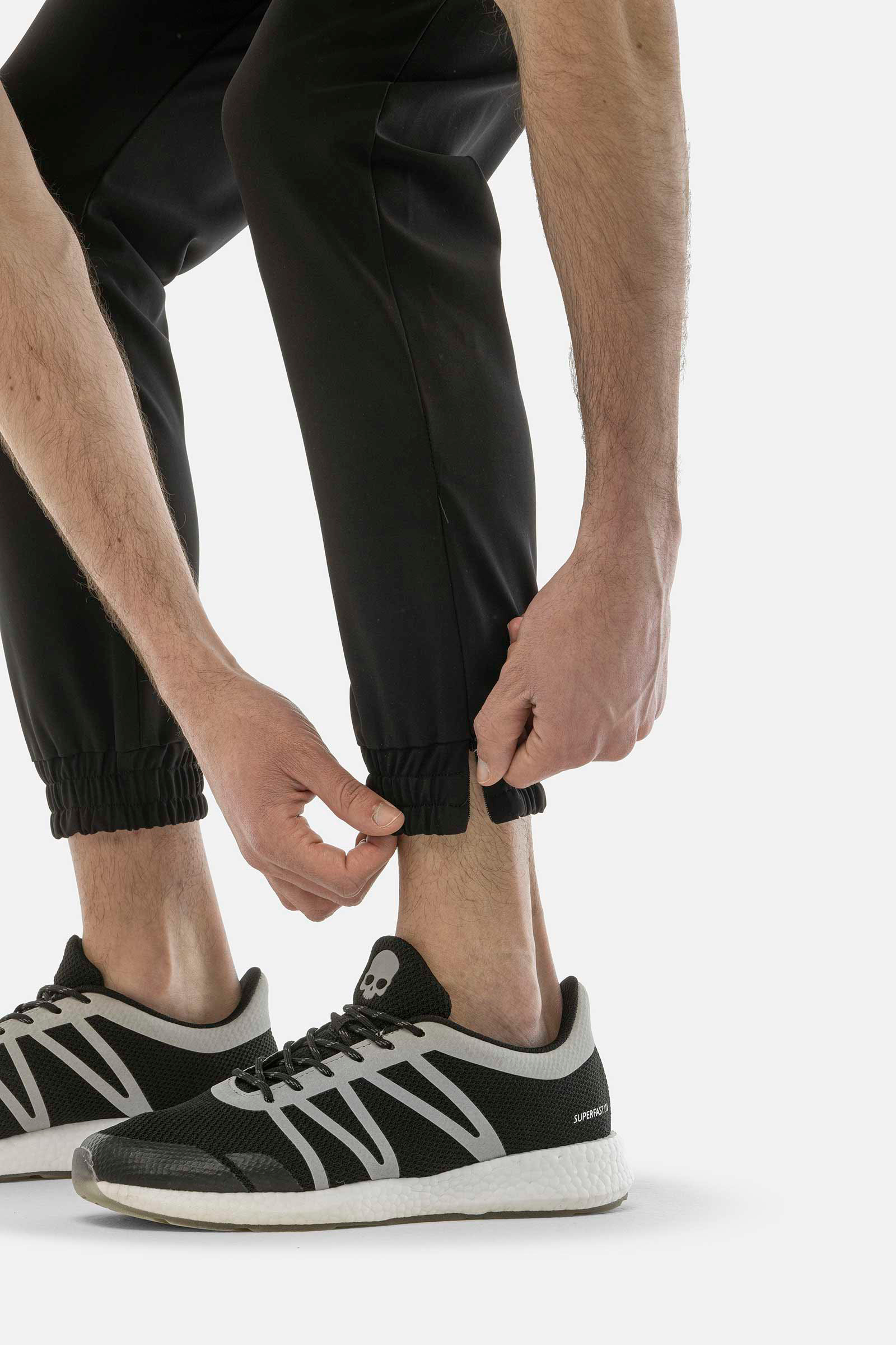 TECH PANTS - BLACK - Hydrogen - Luxury Sportwear