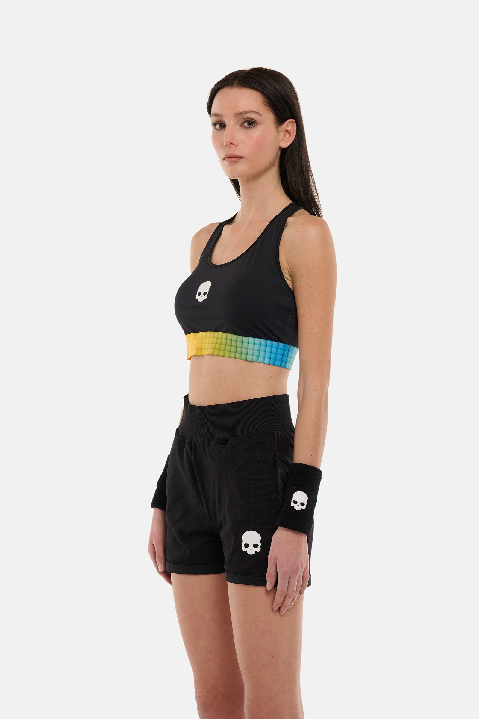 SPECTRUM TECH BRA - BLACK - Hydrogen - Luxury Sportwear