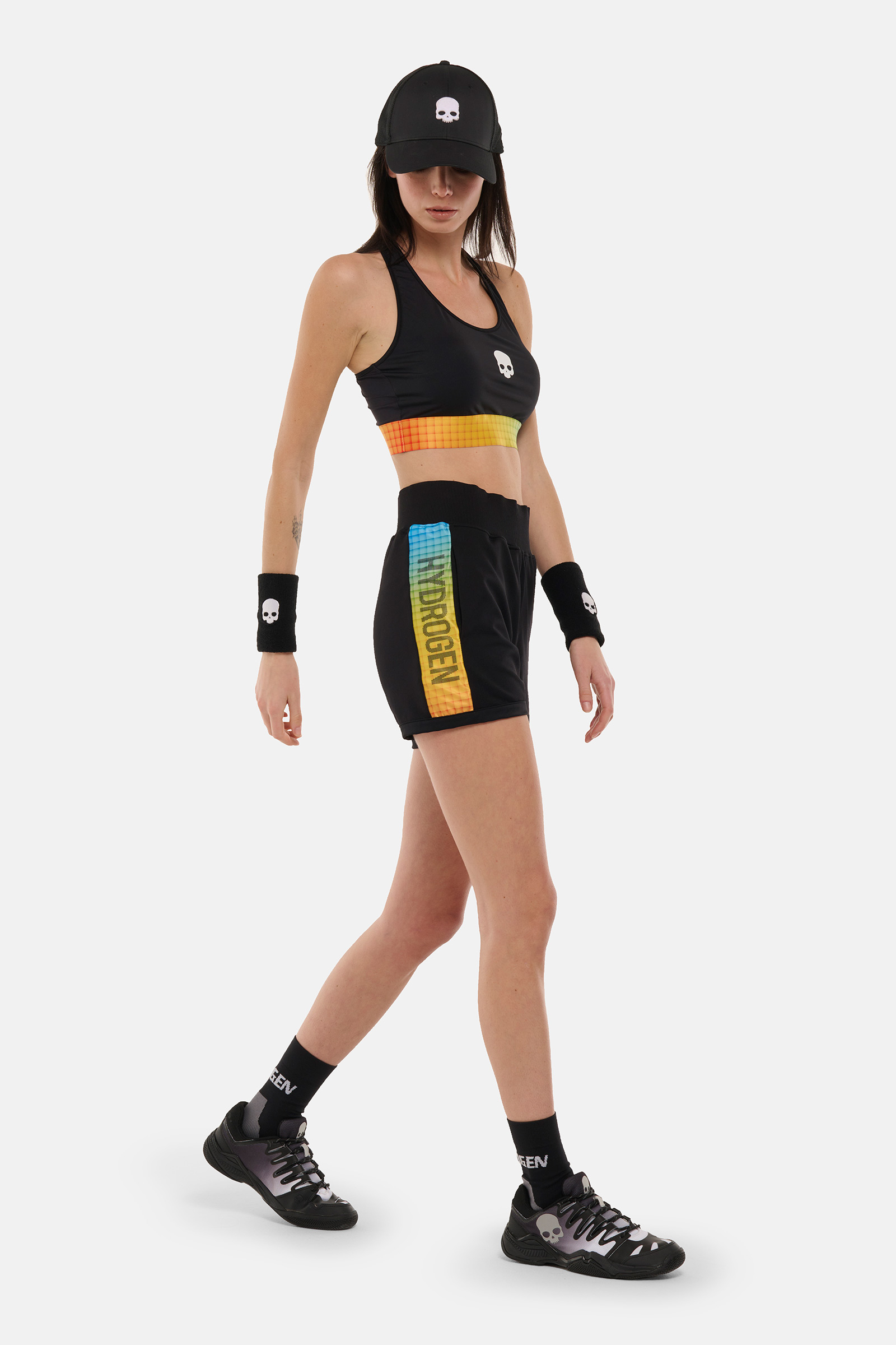 SPECTRUM TECH BRA - BLACK - Hydrogen - Luxury Sportwear