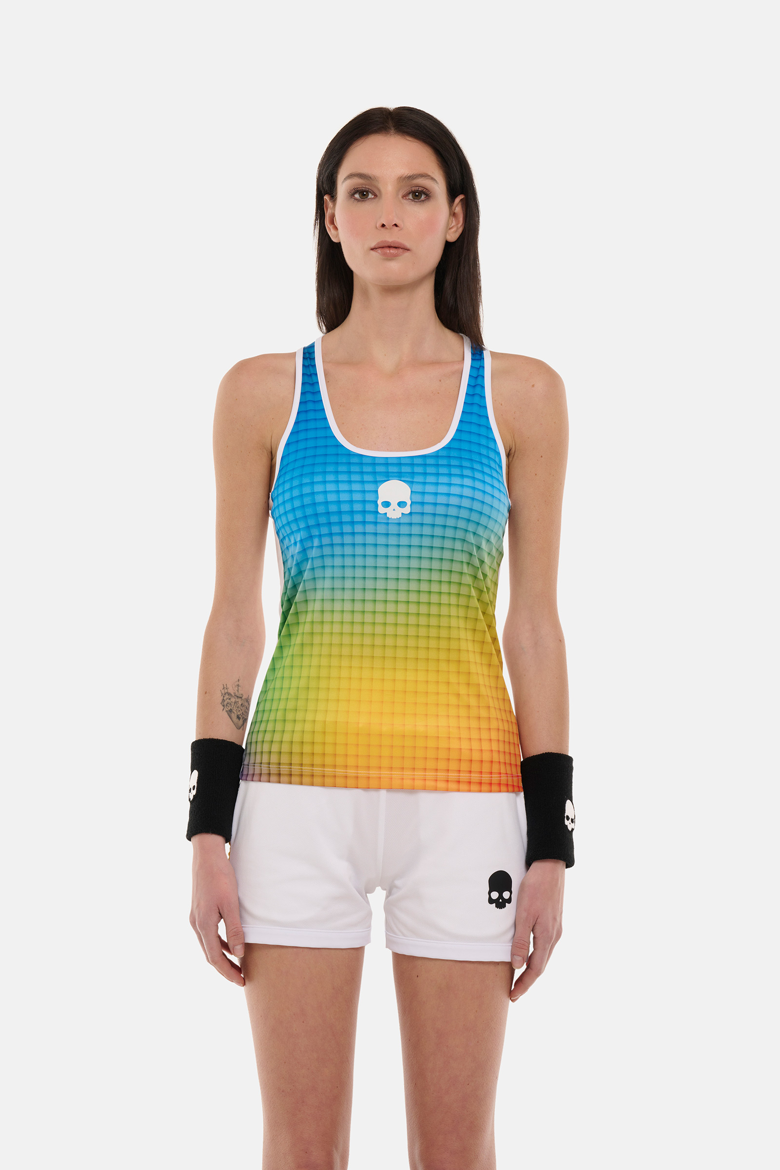 SPECTRUM TECH TANK TOP - Apparel - Hydrogen - Luxury Sportwear