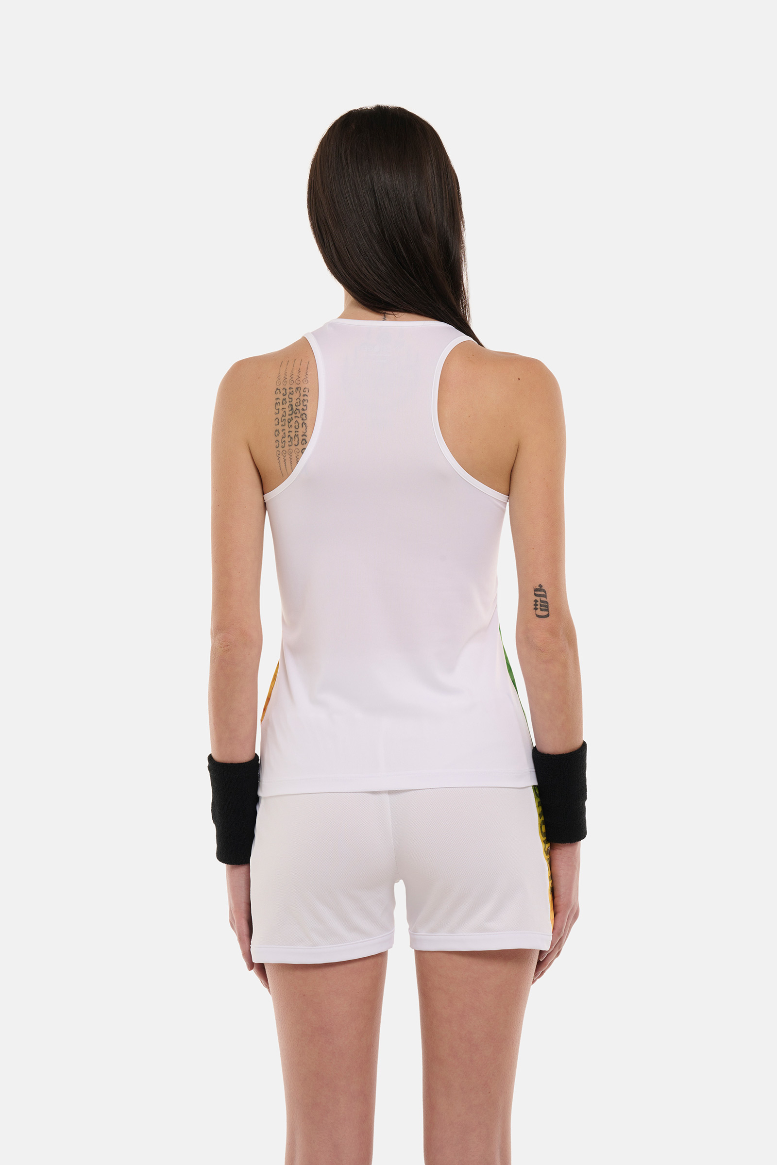 SPECTRUM TECH TANK TOP - WHITE - Hydrogen - Luxury Sportwear