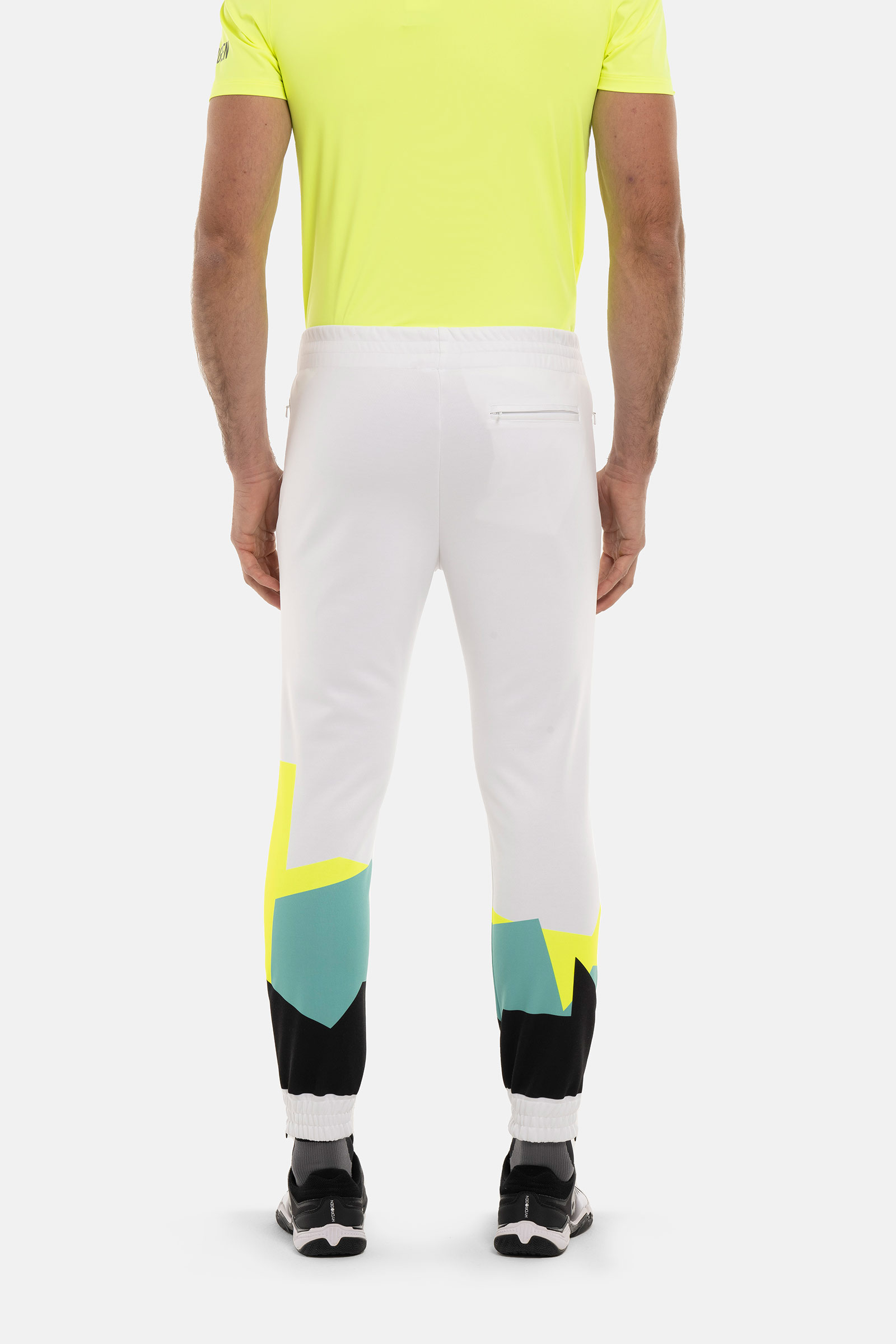 MOUNTAINS PANTS - WHITE,GREEN - Hydrogen - Luxury Sportwear