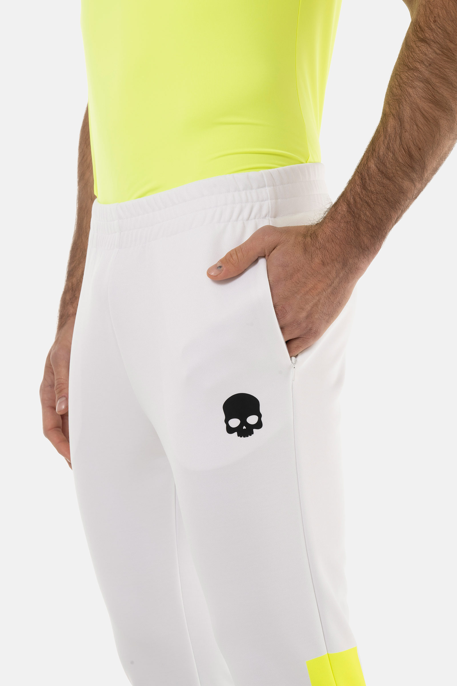 MOUNTAINS PANTS - WHITE,GREEN - Hydrogen - Luxury Sportwear
