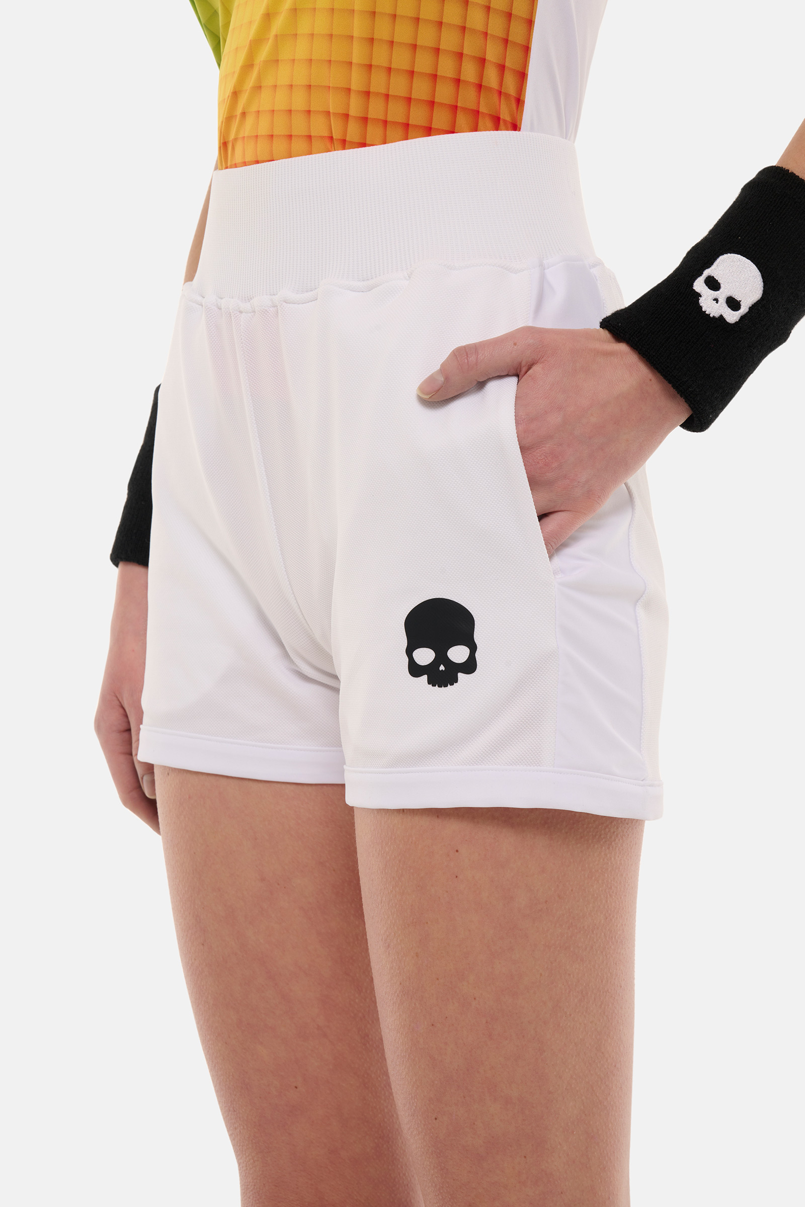 SPECTRUM TECH SHORTS - WHITE - Hydrogen - Luxury Sportwear