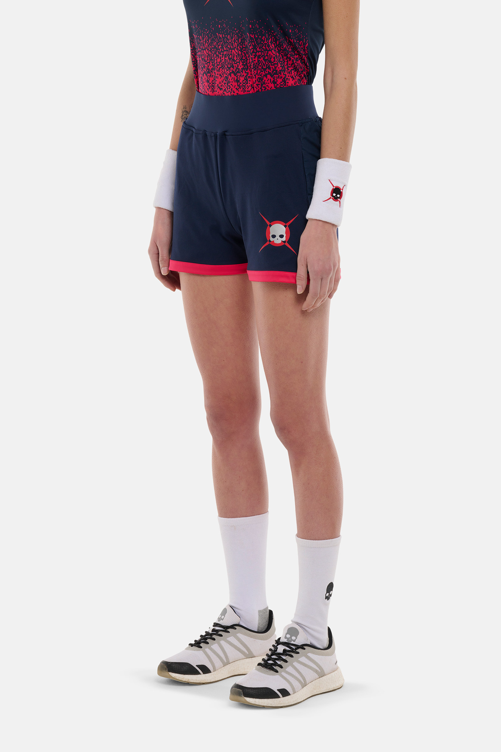 TECH SHORTS HEROES BY HYDROGEN - BLUE,FUCHSIA - Hydrogen - Luxury Sportwear