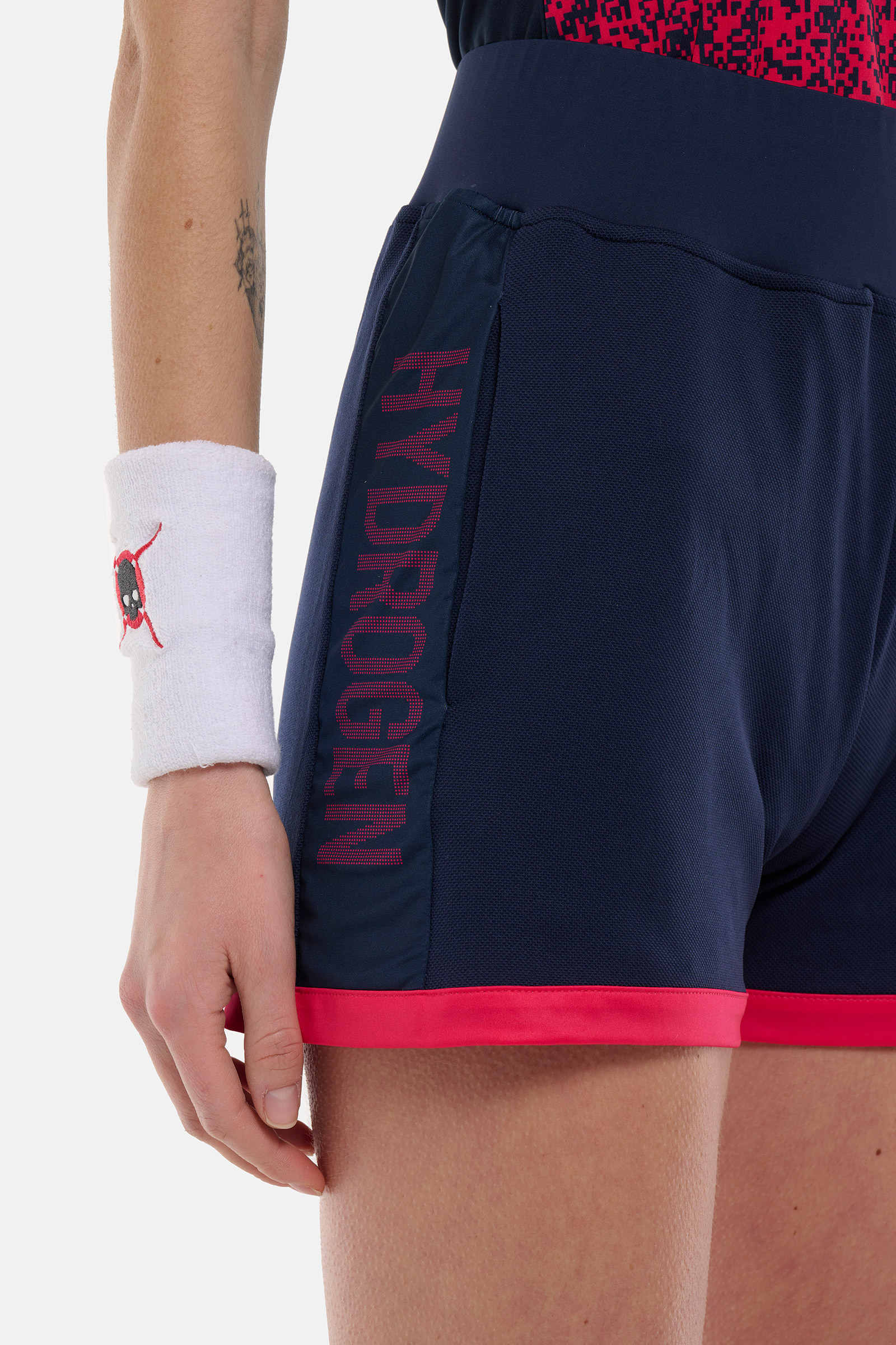 TECH SHORTS HEROES BY HYDROGEN - BLUE,FUCHSIA - Hydrogen - Luxury Sportwear