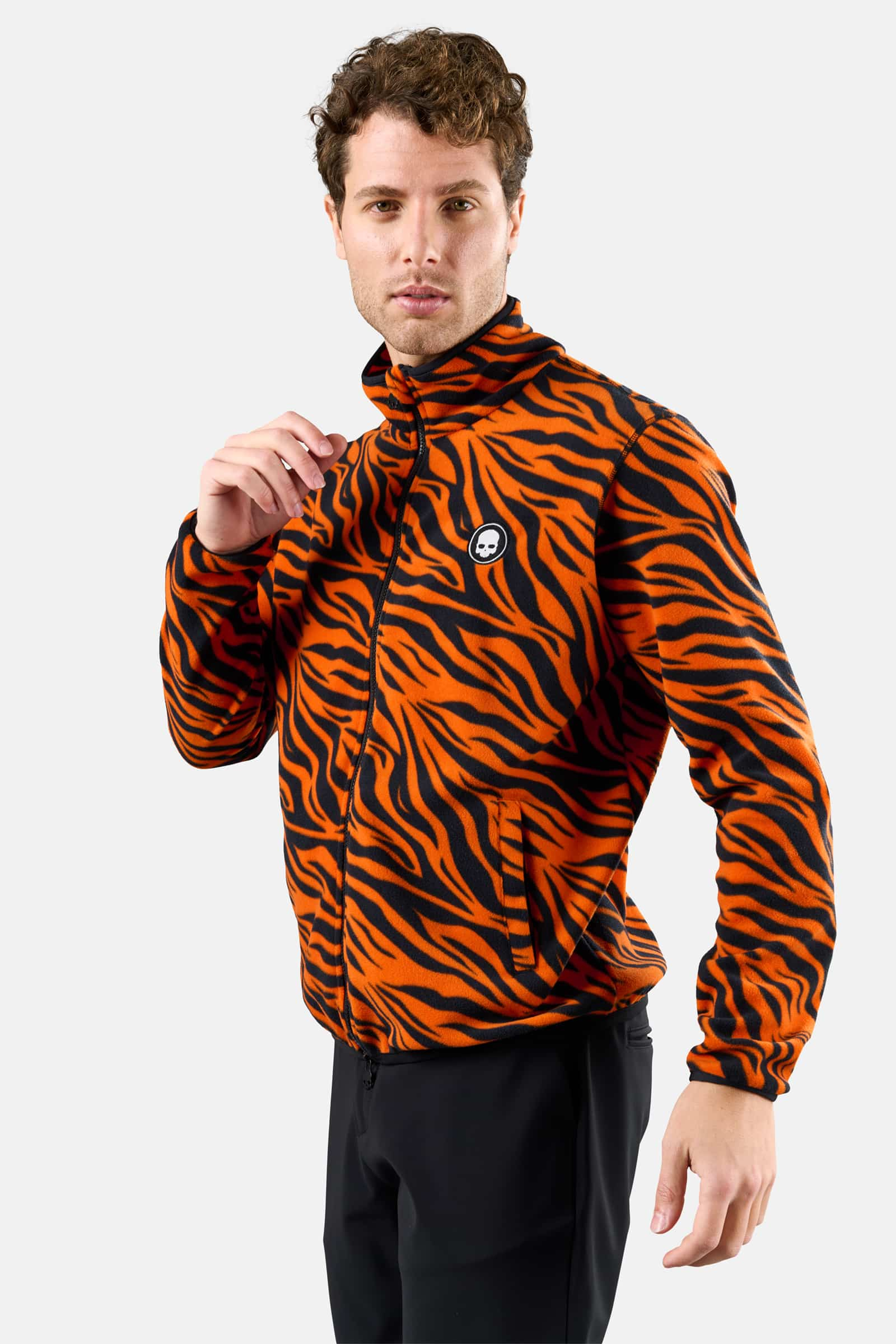 FZ MICROFLEECE GOLF - ORANGE TIGER - Hydrogen - Luxury Sportwear