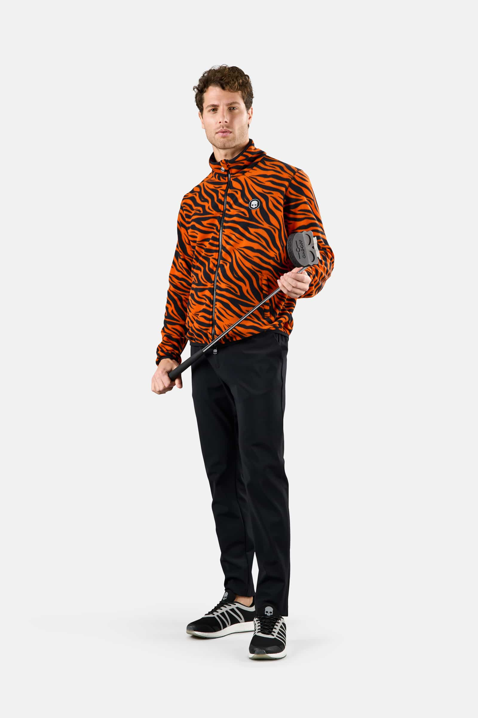 FZ MICROFLEECE GOLF - ORANGE TIGER - Hydrogen - Luxury Sportwear