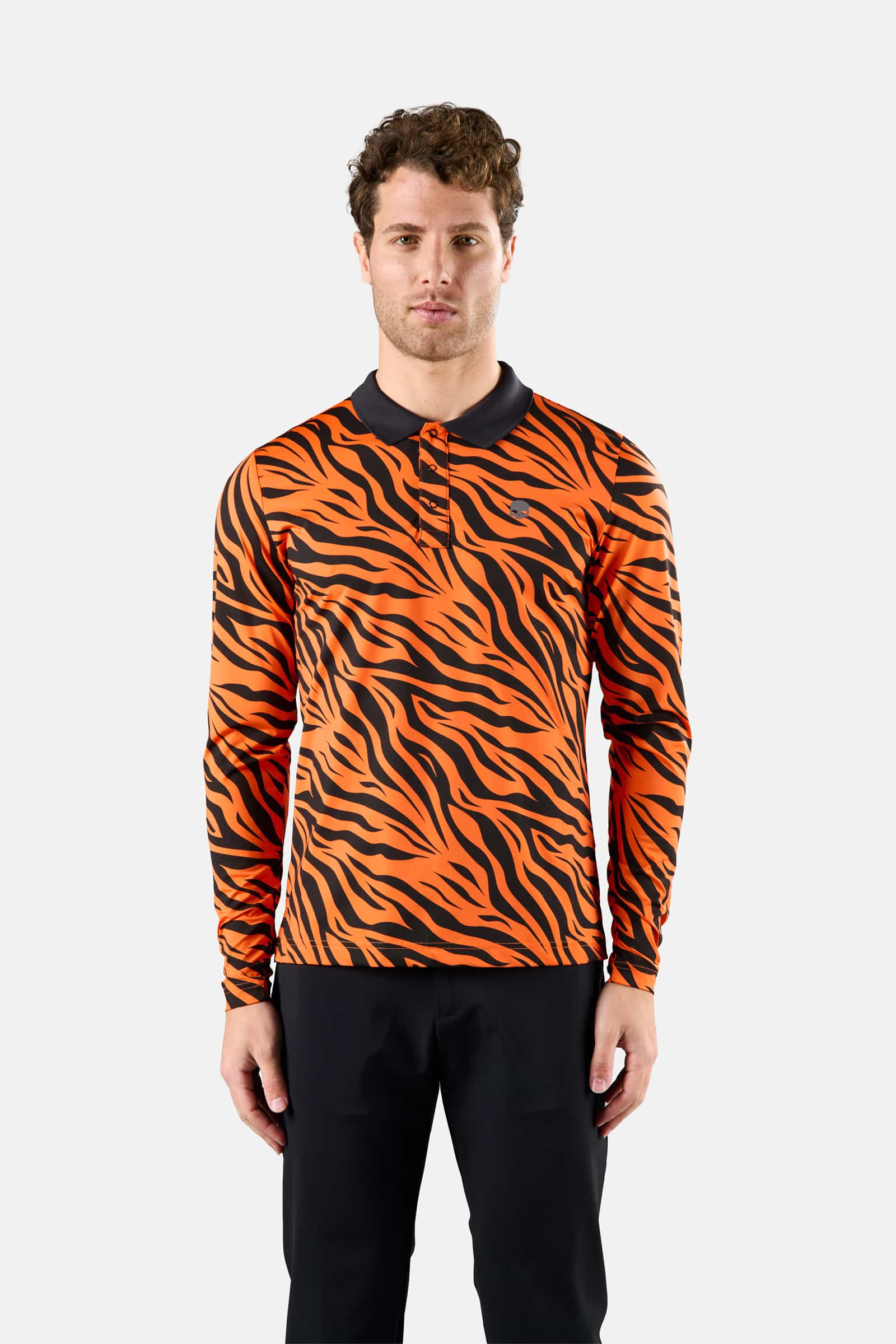 Polo con stampa a manica lunga - ORANGE TIGER - Abbigliamento sportivo | Hydrogen